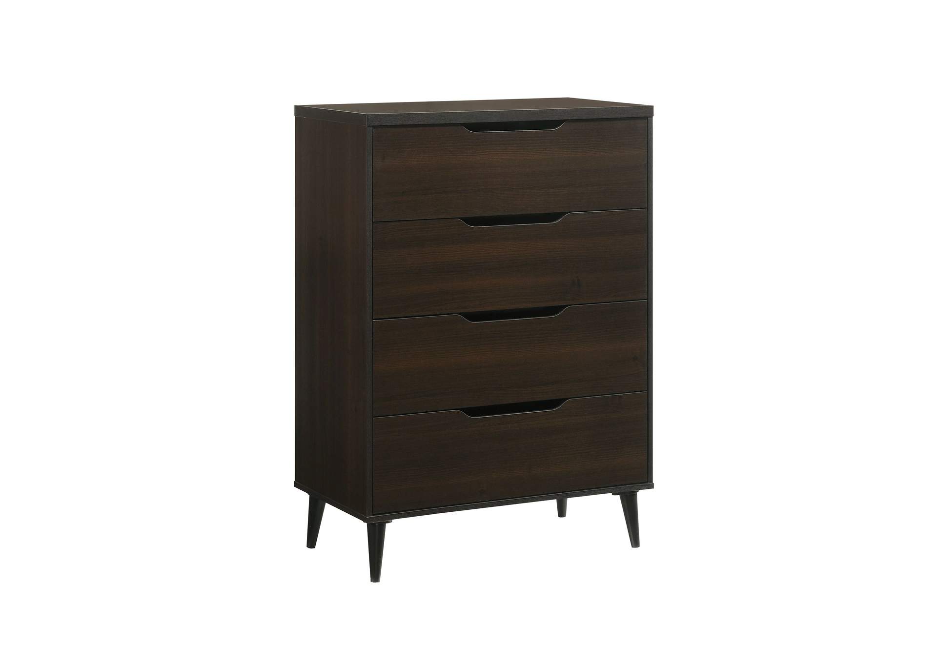 Ernesto 4 - Drawer Chest In Espresso 3A,Elements