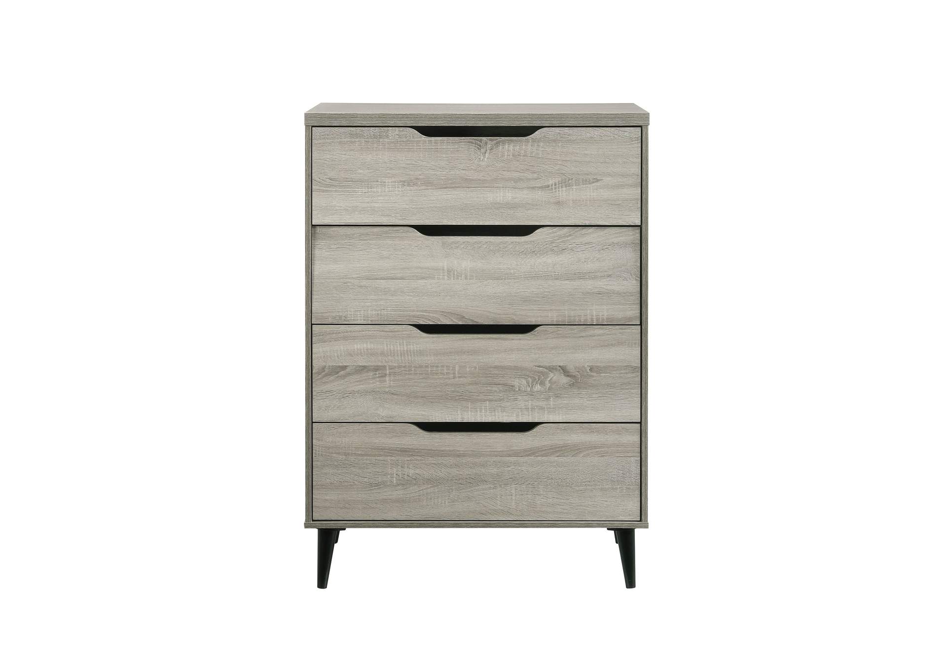 Ernesto 4 - Drawer Chest In Grey 3A,Elements