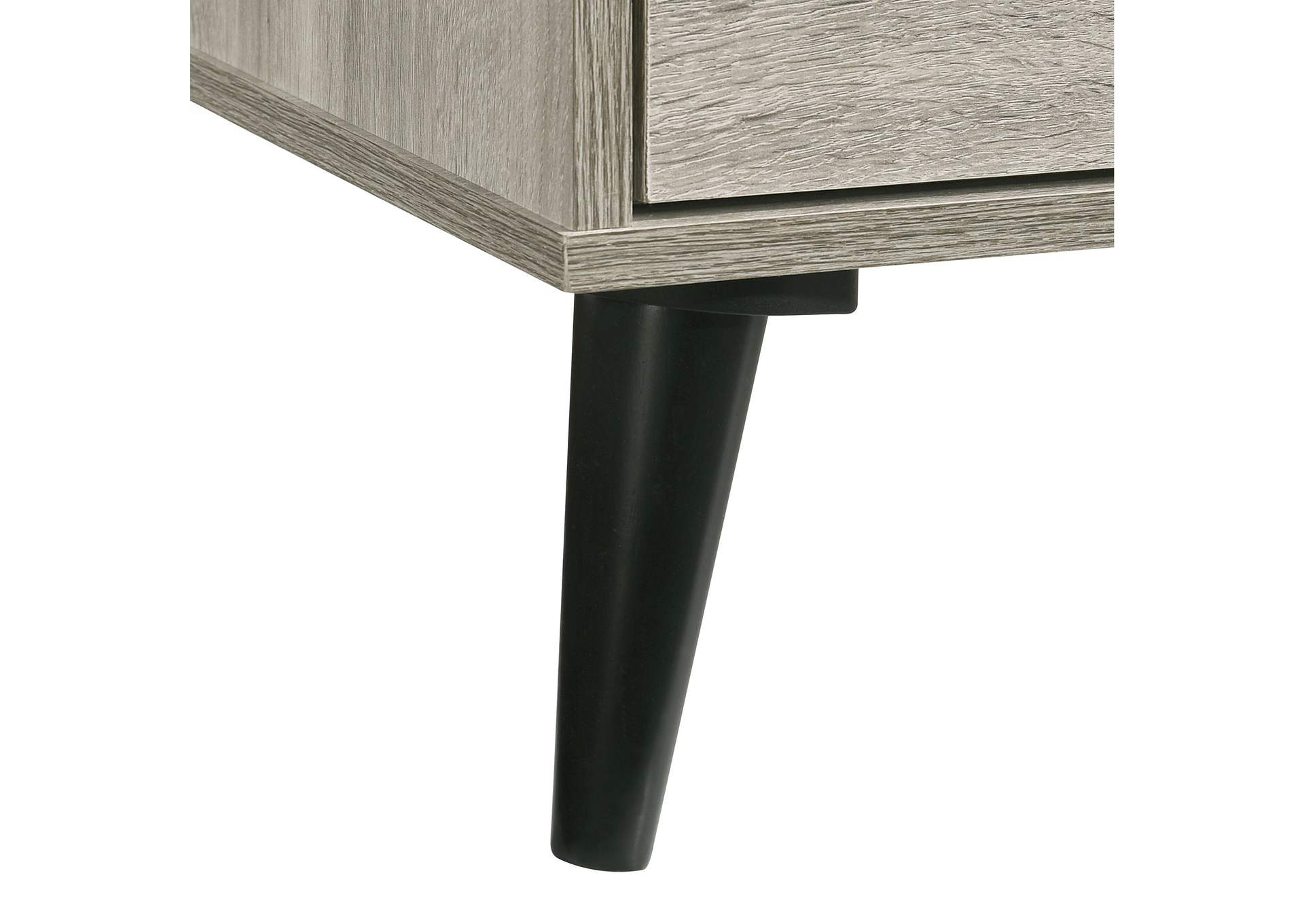 Ernesto Queen Panel 4 Piece Bedroom Set In Grey 3A,Elements