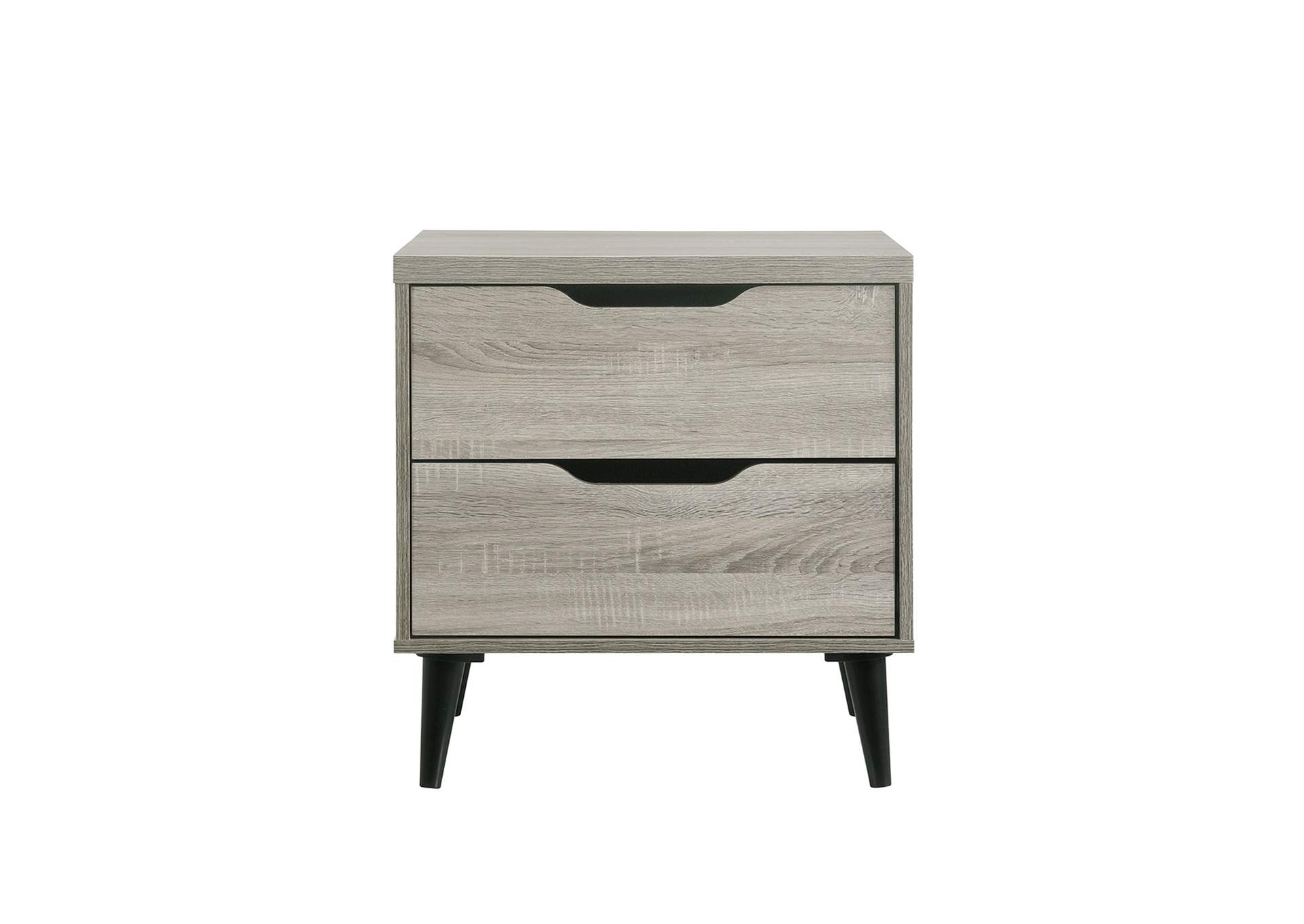 Ernesto 2 - Drawer Nightstand In Grey 3A,Elements