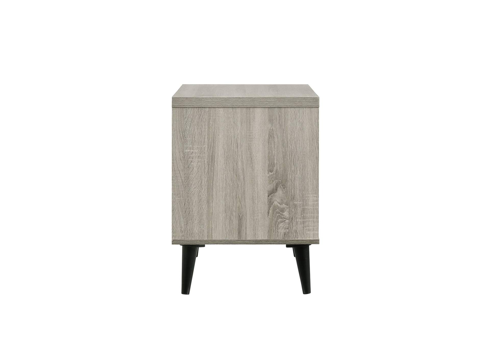 Ernesto 2 - Drawer Nightstand In Grey 3A,Elements