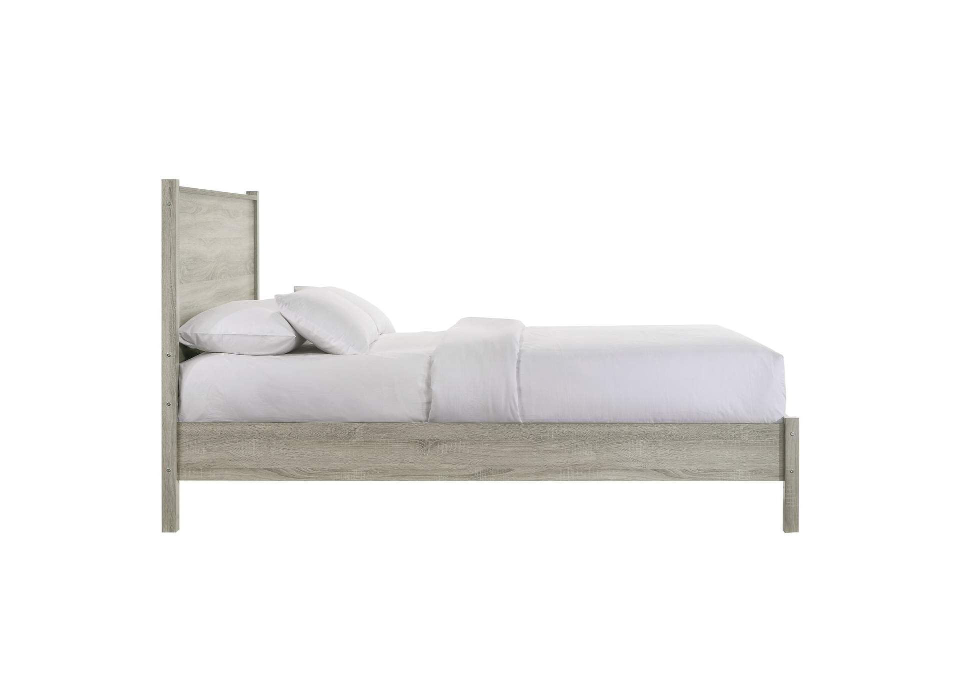 Ernesto Queen Panel Bed In Grey 3A,Elements