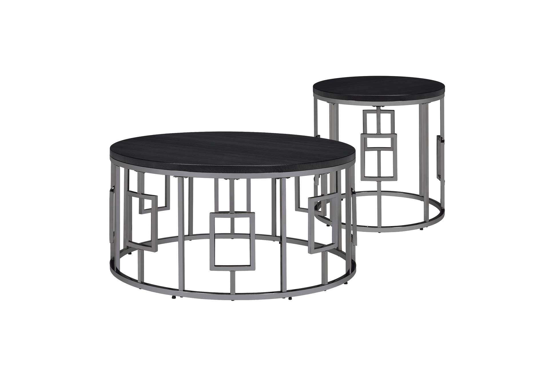 Ester 2 Piece Occasional Table Set - Coffee Table End Table,Elements