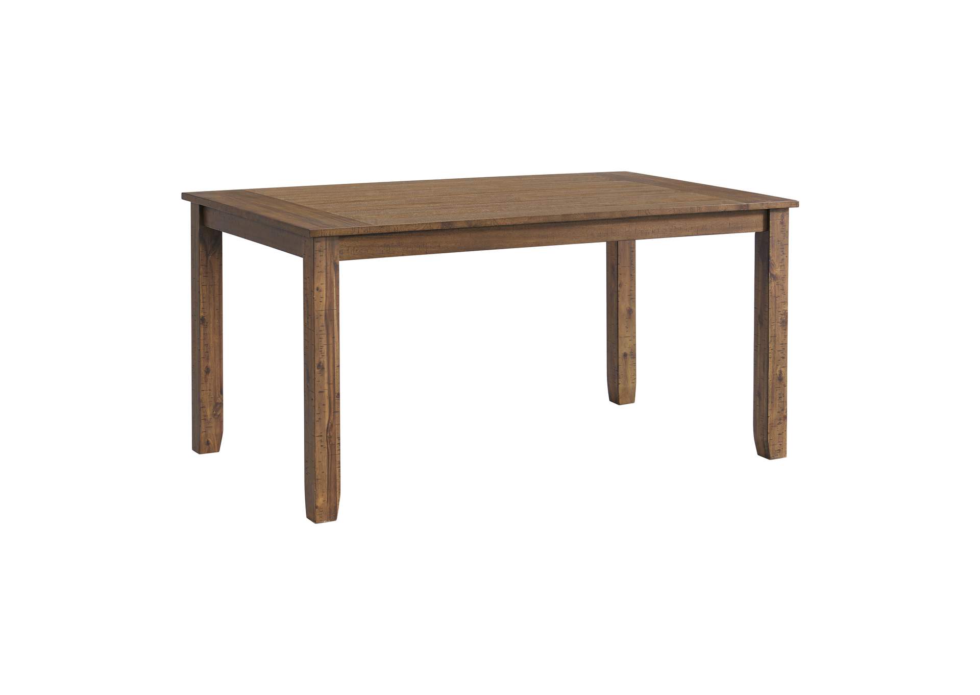 Everett 6 Piece Dining Set Table 4 Chairs Bench In Brown Acacia,Elements