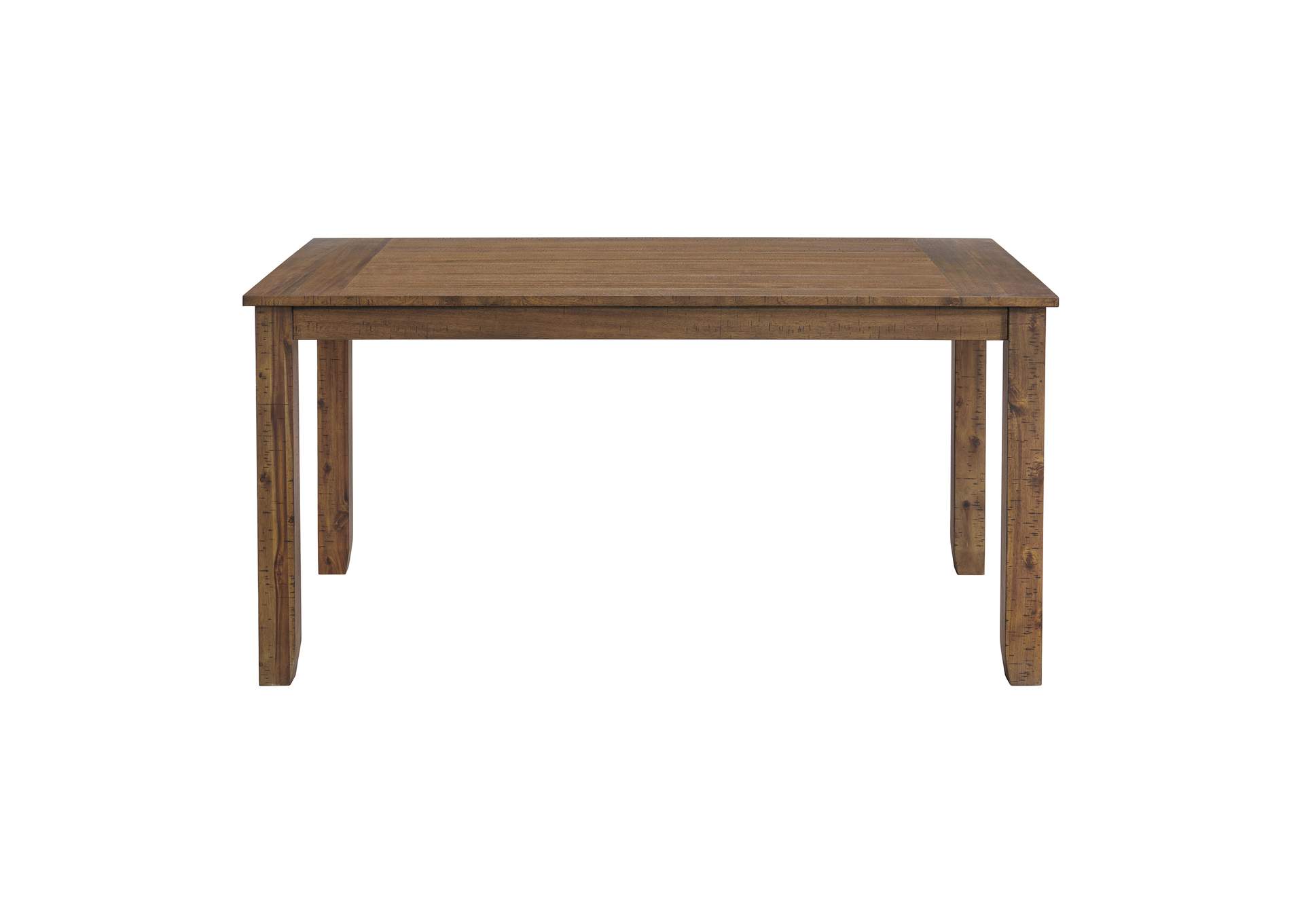 Everett 6 Piece Dining Set Table 4 Chairs Bench In Brown Acacia,Elements