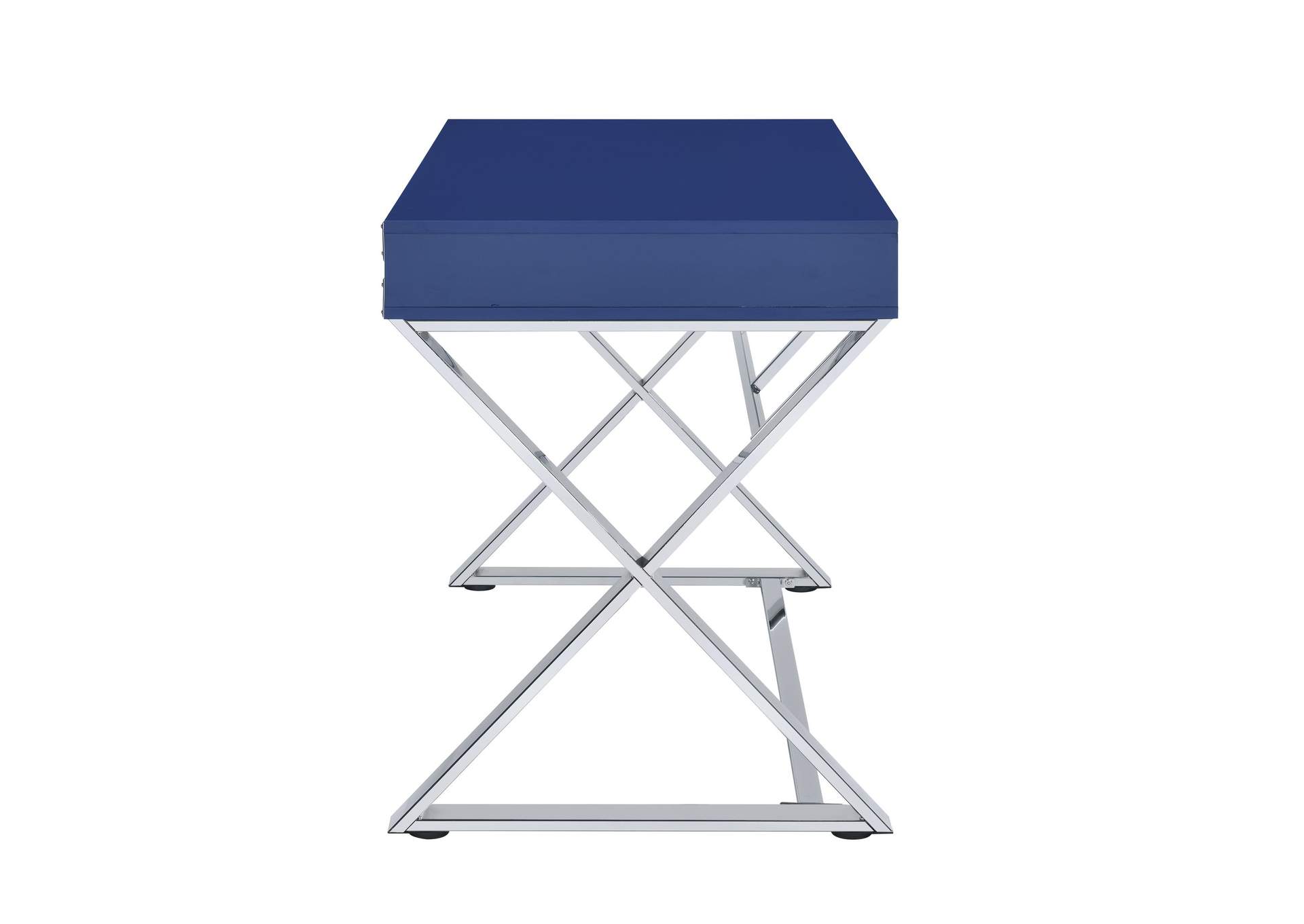 Evie Desk Glosy Blue,Elements