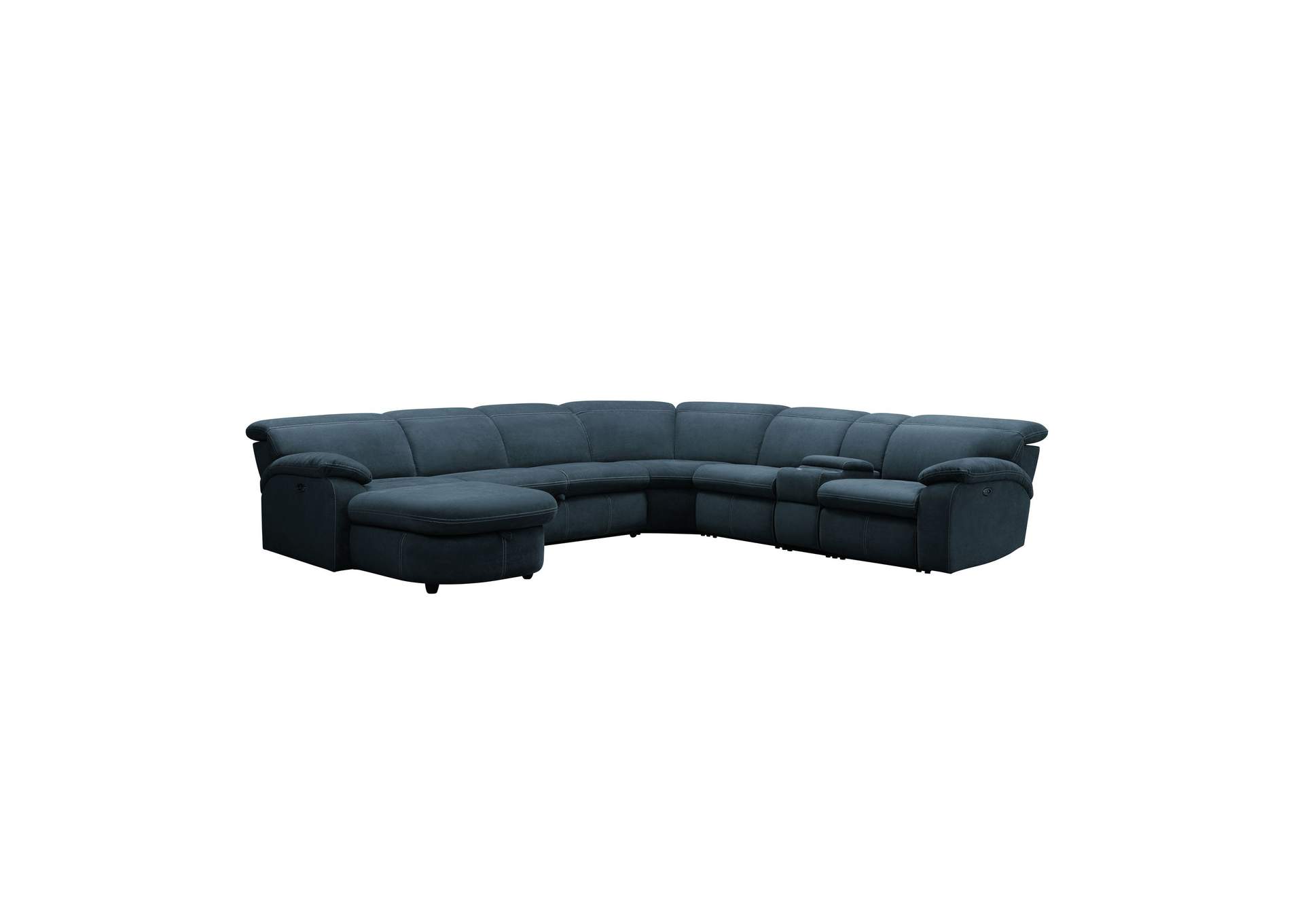 Excelsior Sectional Set With Left Hand Facing Chaise Pull Bed And Storage In Flex Eclipse,Elements