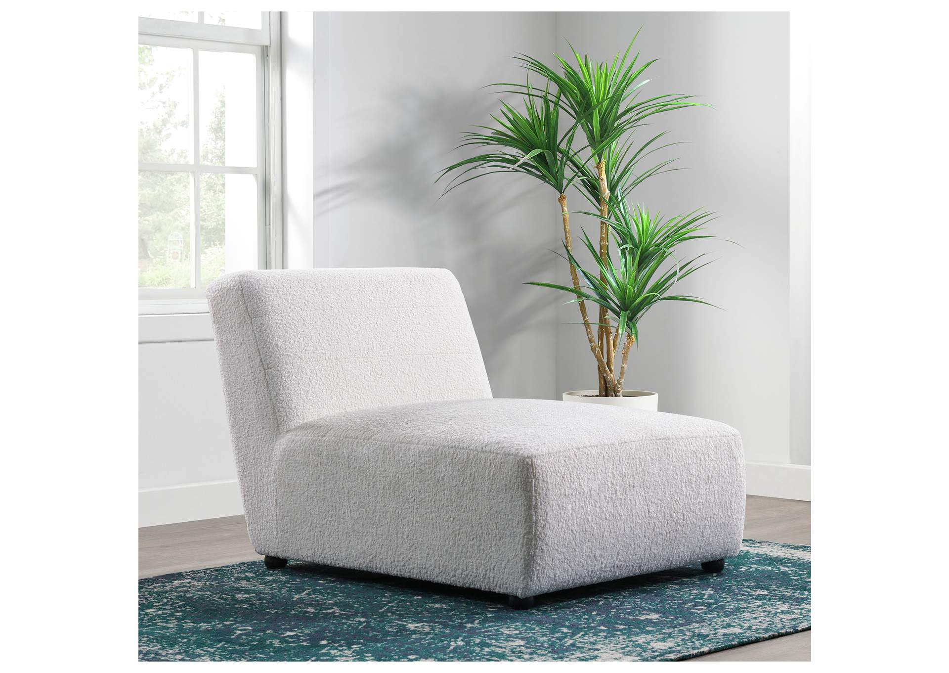 Exeter Lounger Sheep Skin White 3A,Elements