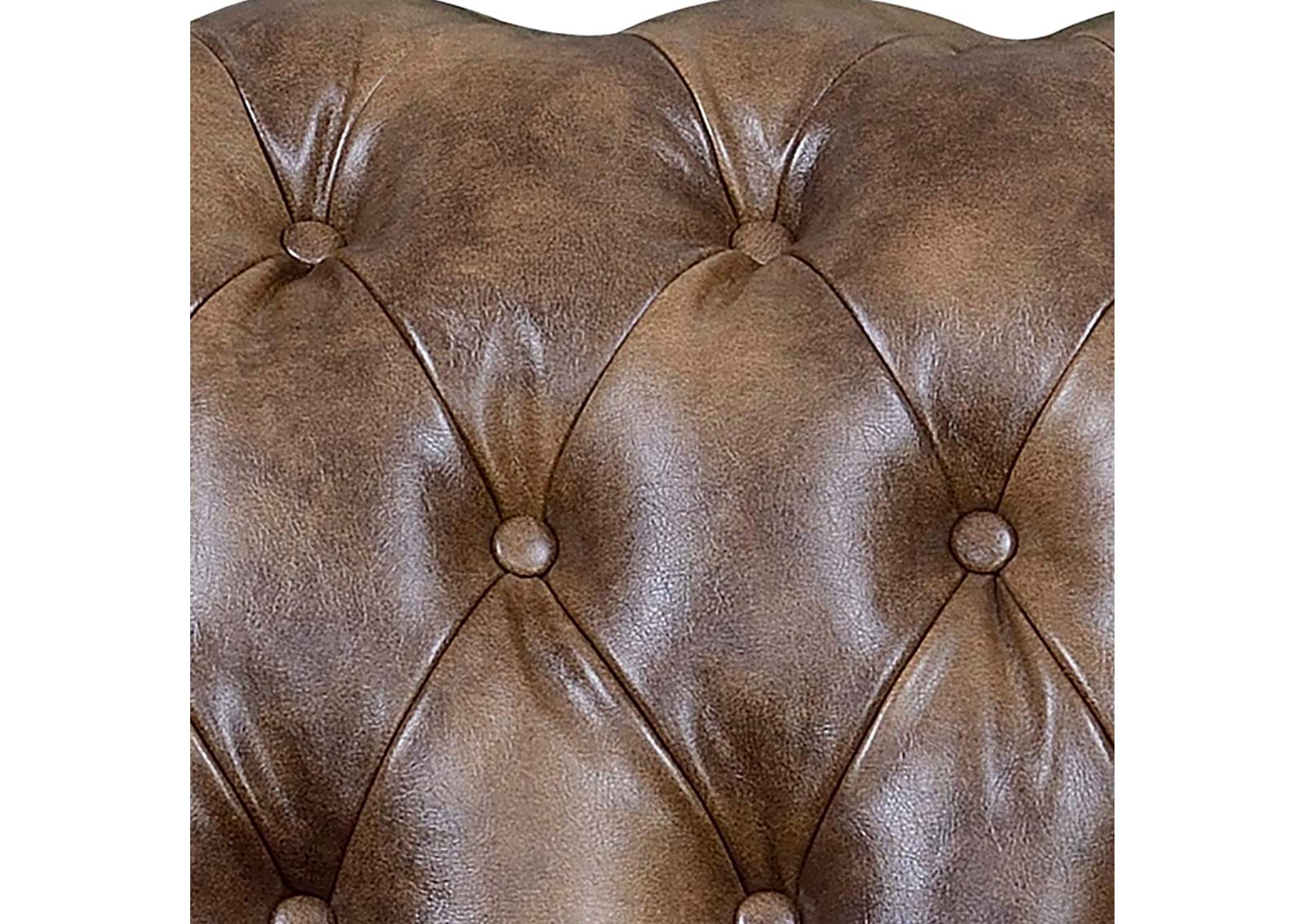 Florence 6366 Loveseat 323 - 1 Brown Pu,Elements
