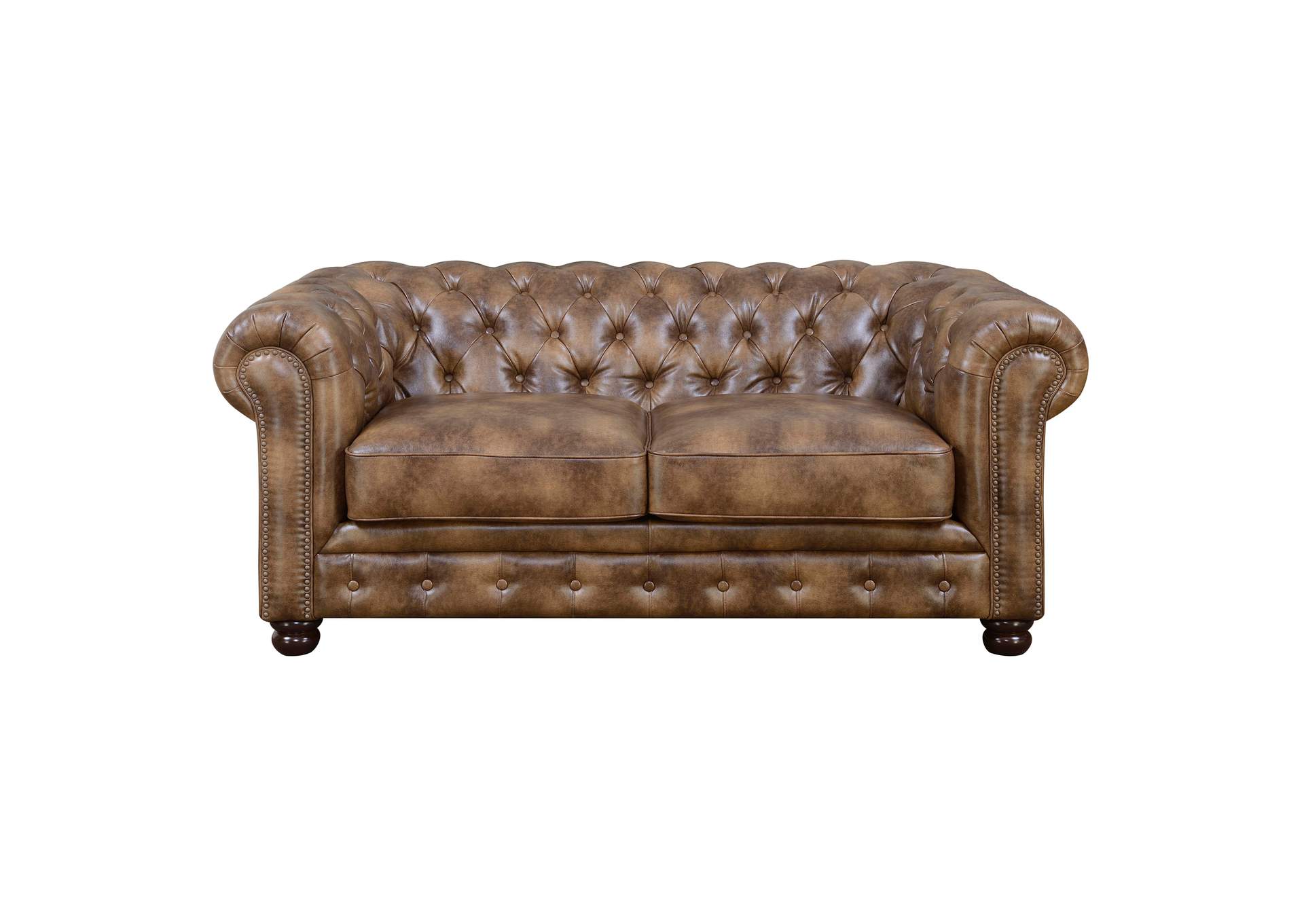 Florence 6366 Loveseat 323 - 1 Brown Pu,Elements