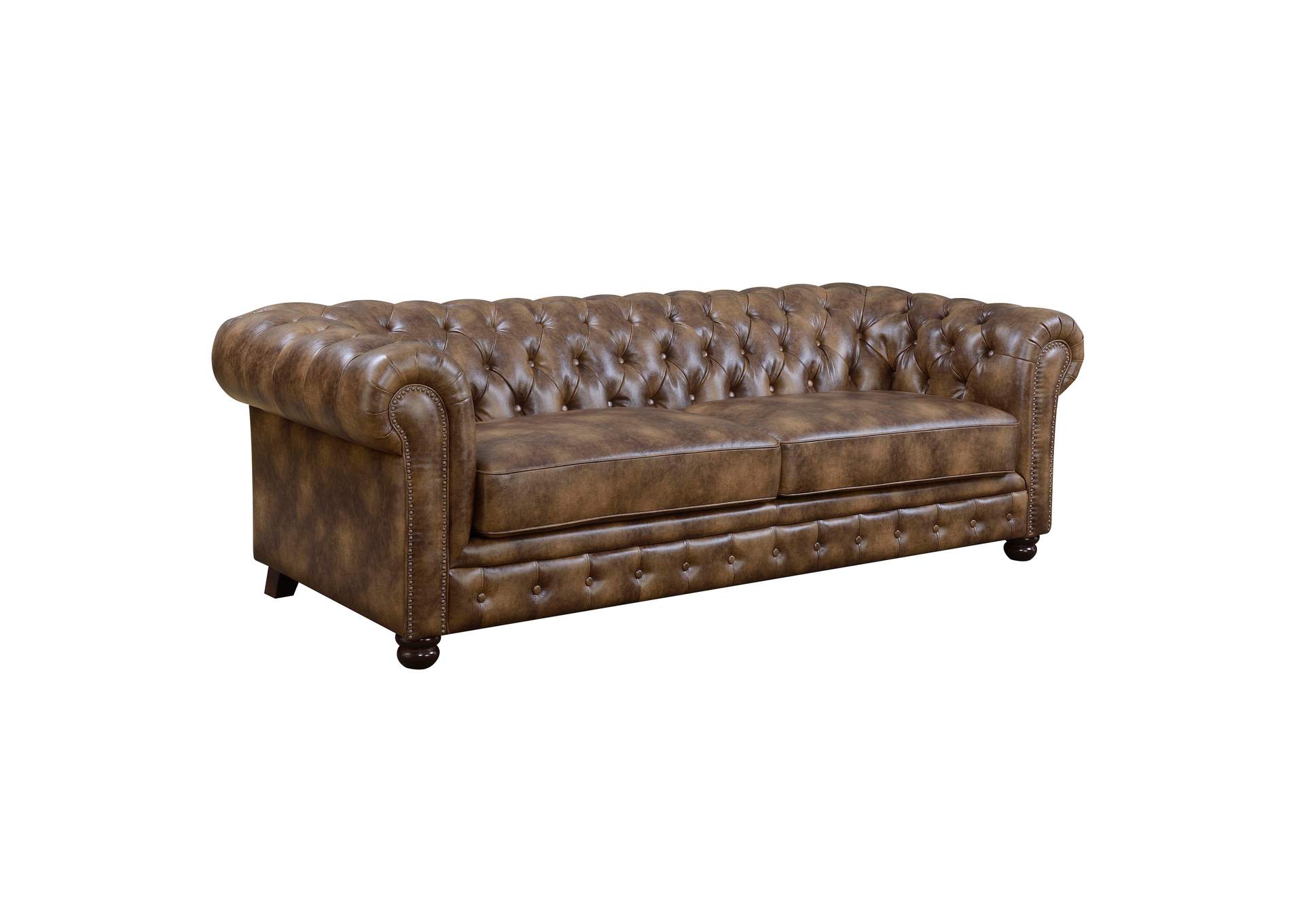 Florence 6366 Sofa 323 - 1 Brown Pu,Elements