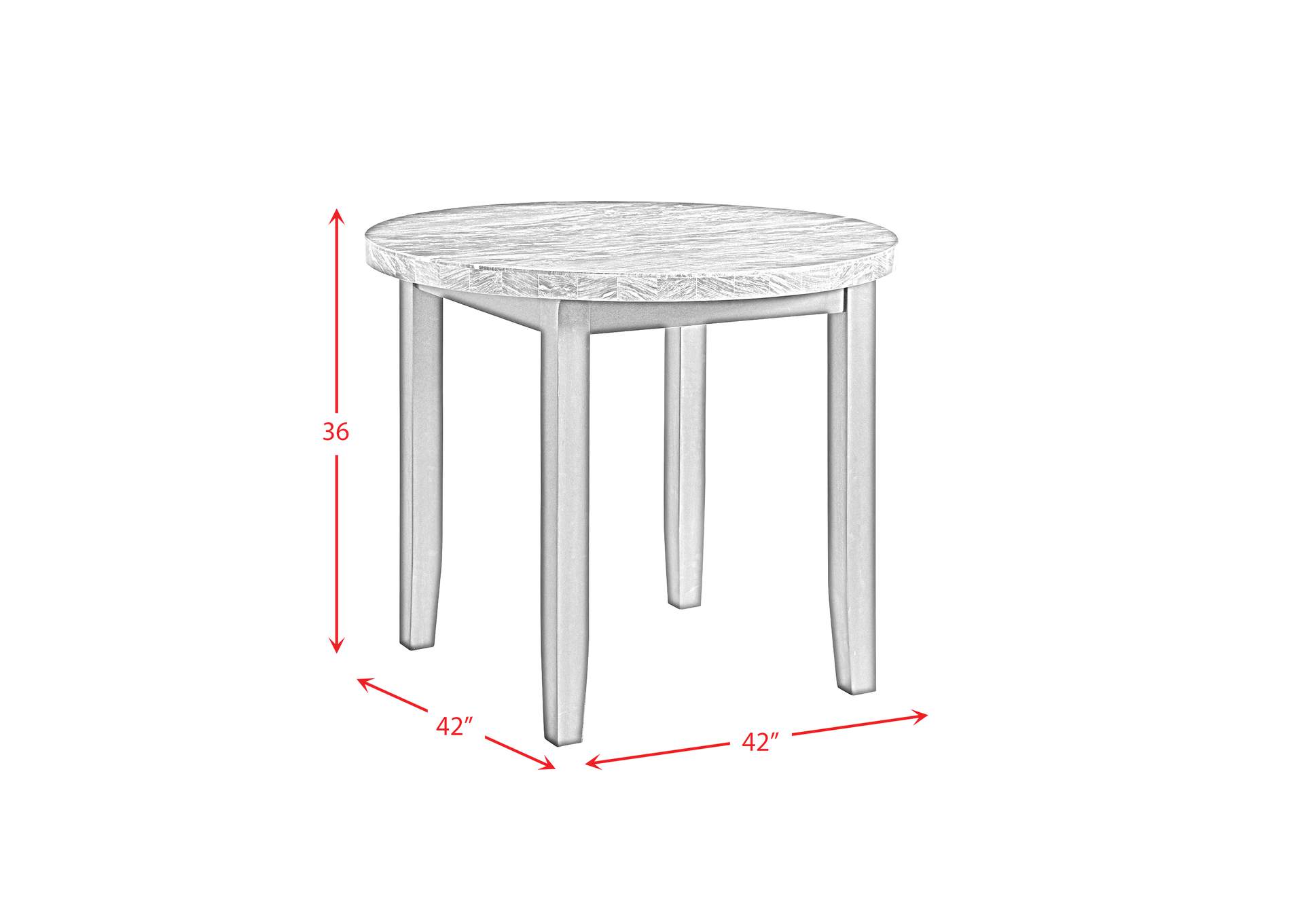 Francesca Round Counter Table,Elements