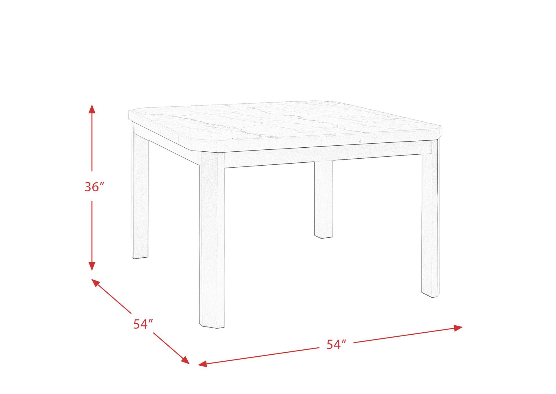 Francesca Square 5 Piece Counter Height Dining Set - Table Four Blue Velvet Chairs,Elements