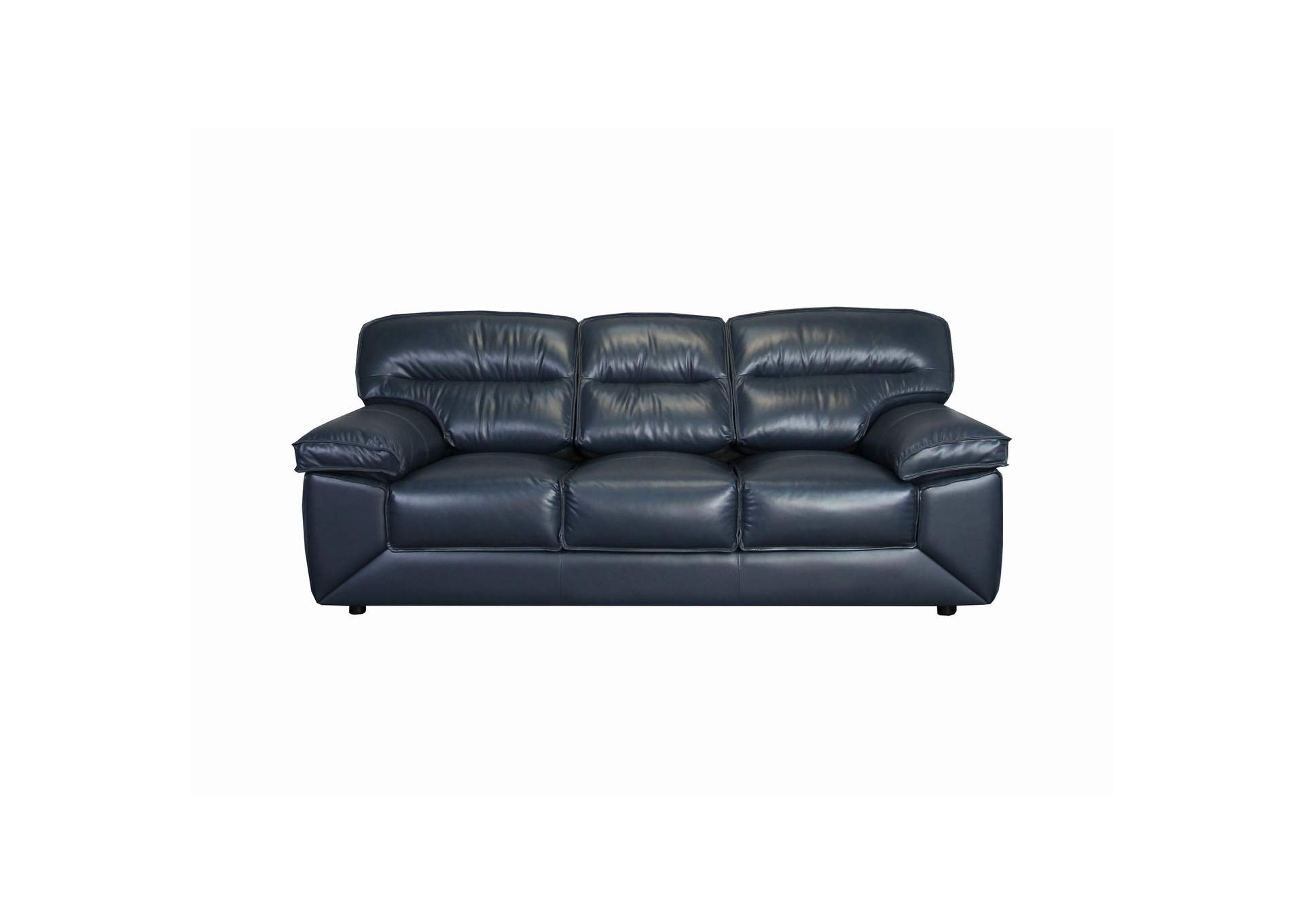 Francine Sofa In Fiero Blue Top Grain - Pvc,Elements