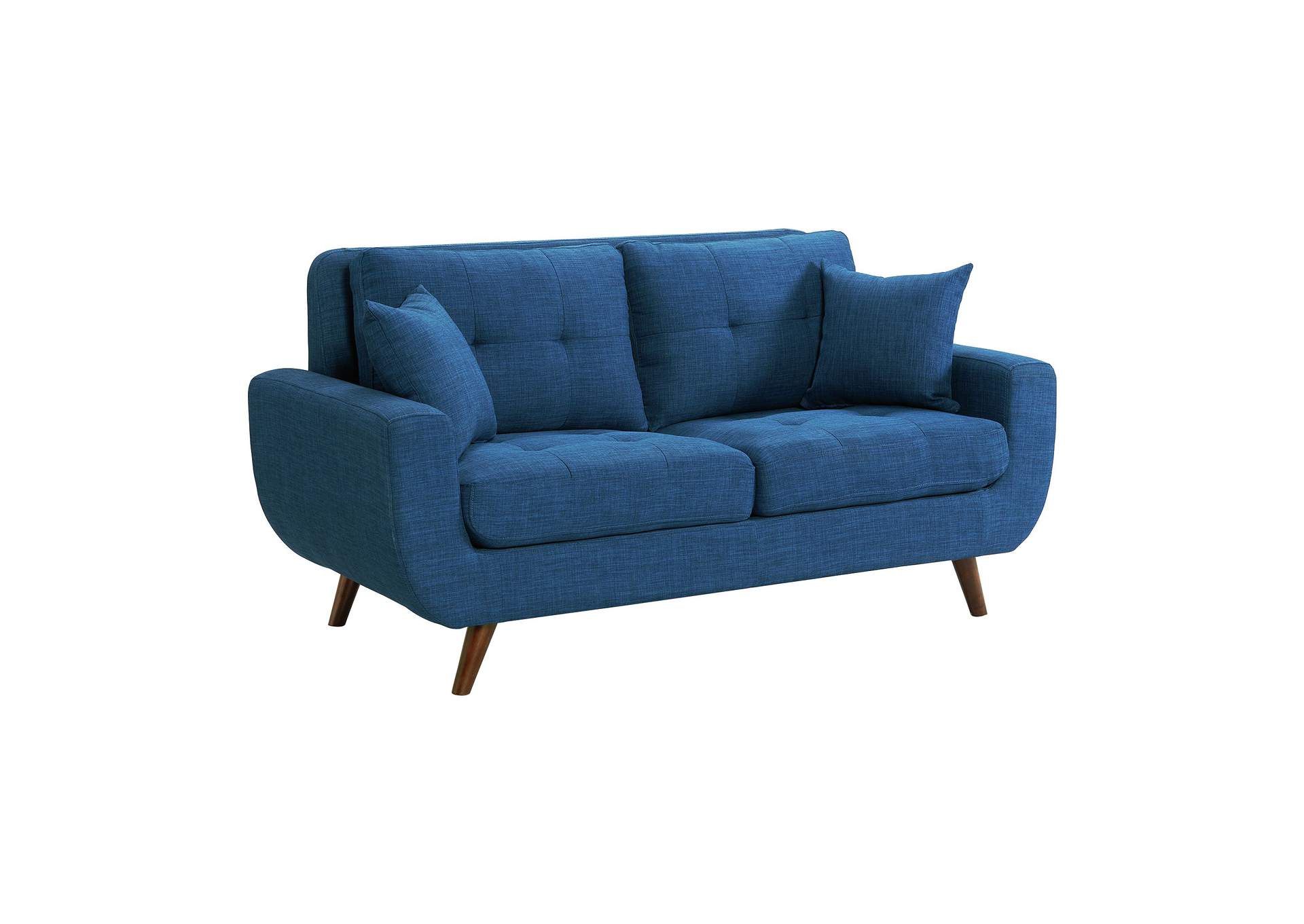 Freeport Loveseat With 2 Pillows In Heirloom Blue,Elements