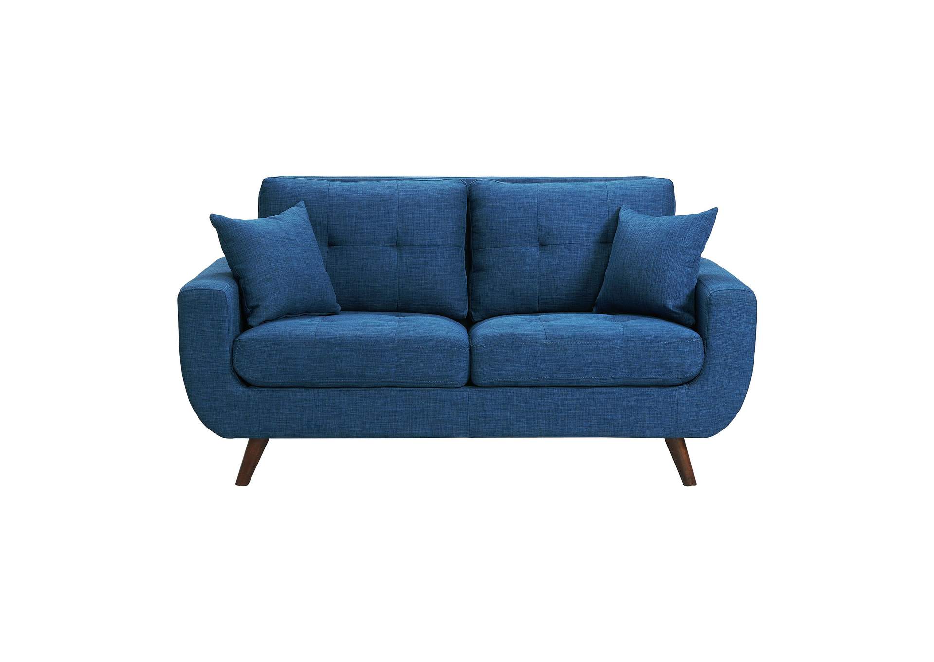 Freeport Loveseat With 2 Pillows In Heirloom Blue,Elements