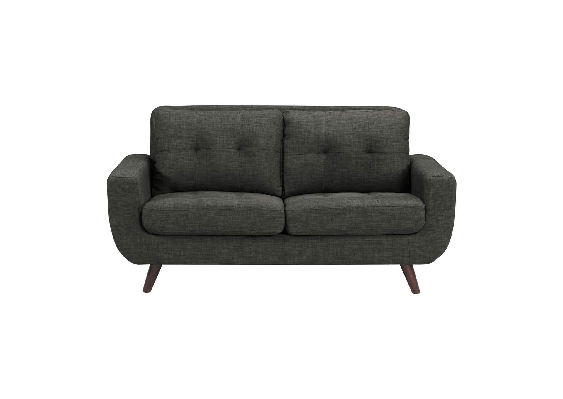 Freeport Loveseat With 2 Pillows Heirloom Charcoal,Elements