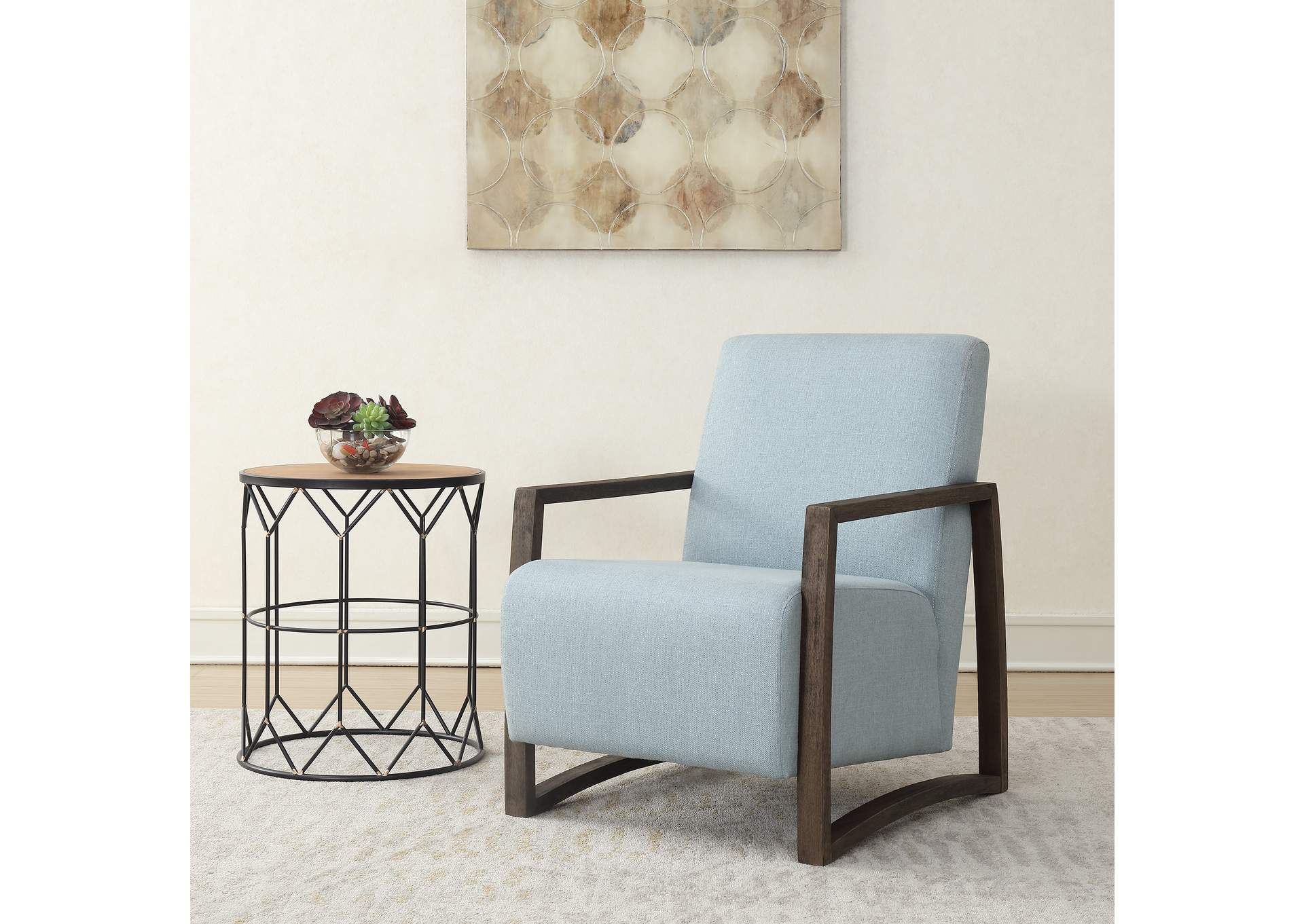 Furman Chair In Valencia Light Blue,Elements