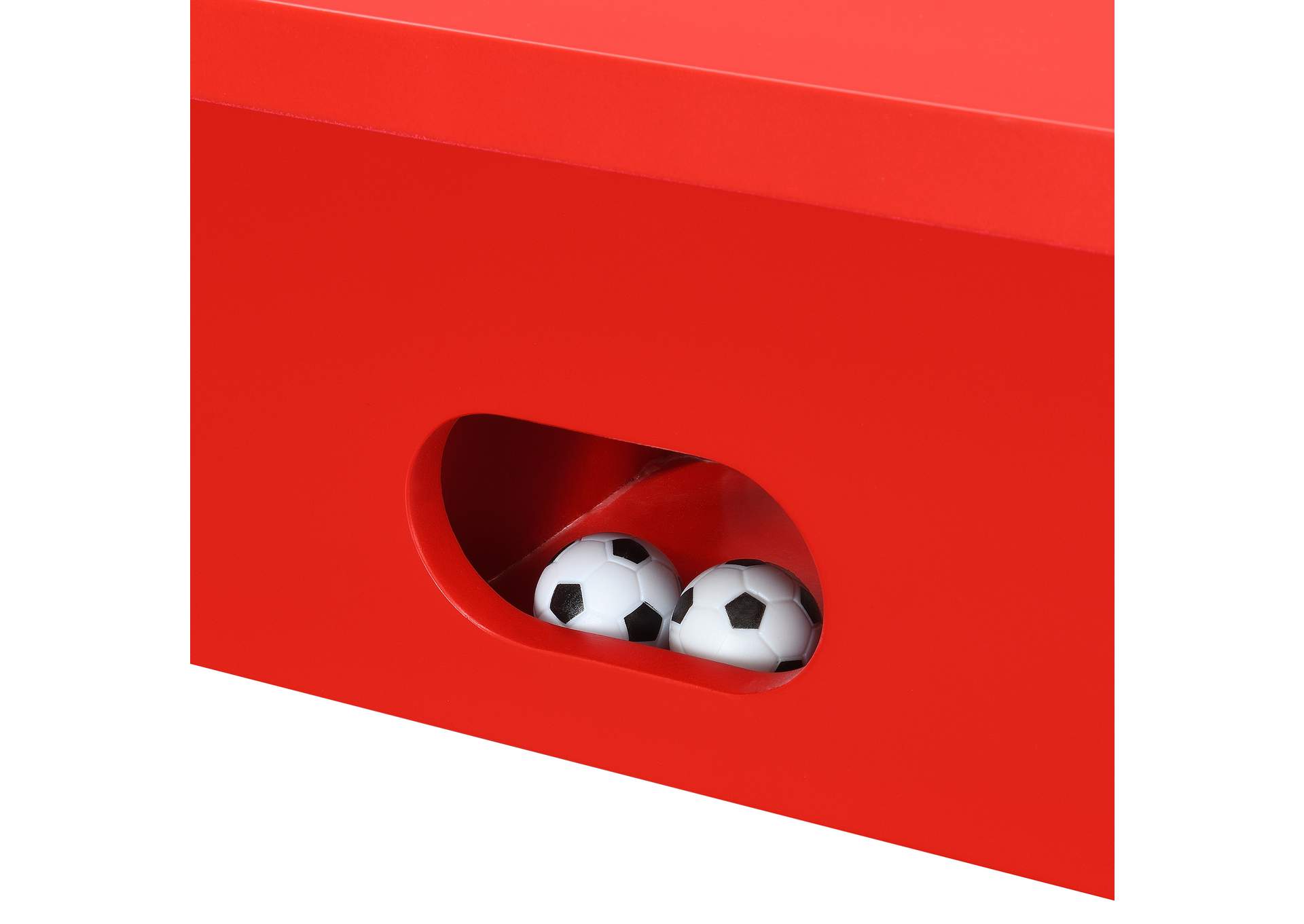Giga Foosball Table Ssg - 110601 Red Foosball Table,Elements