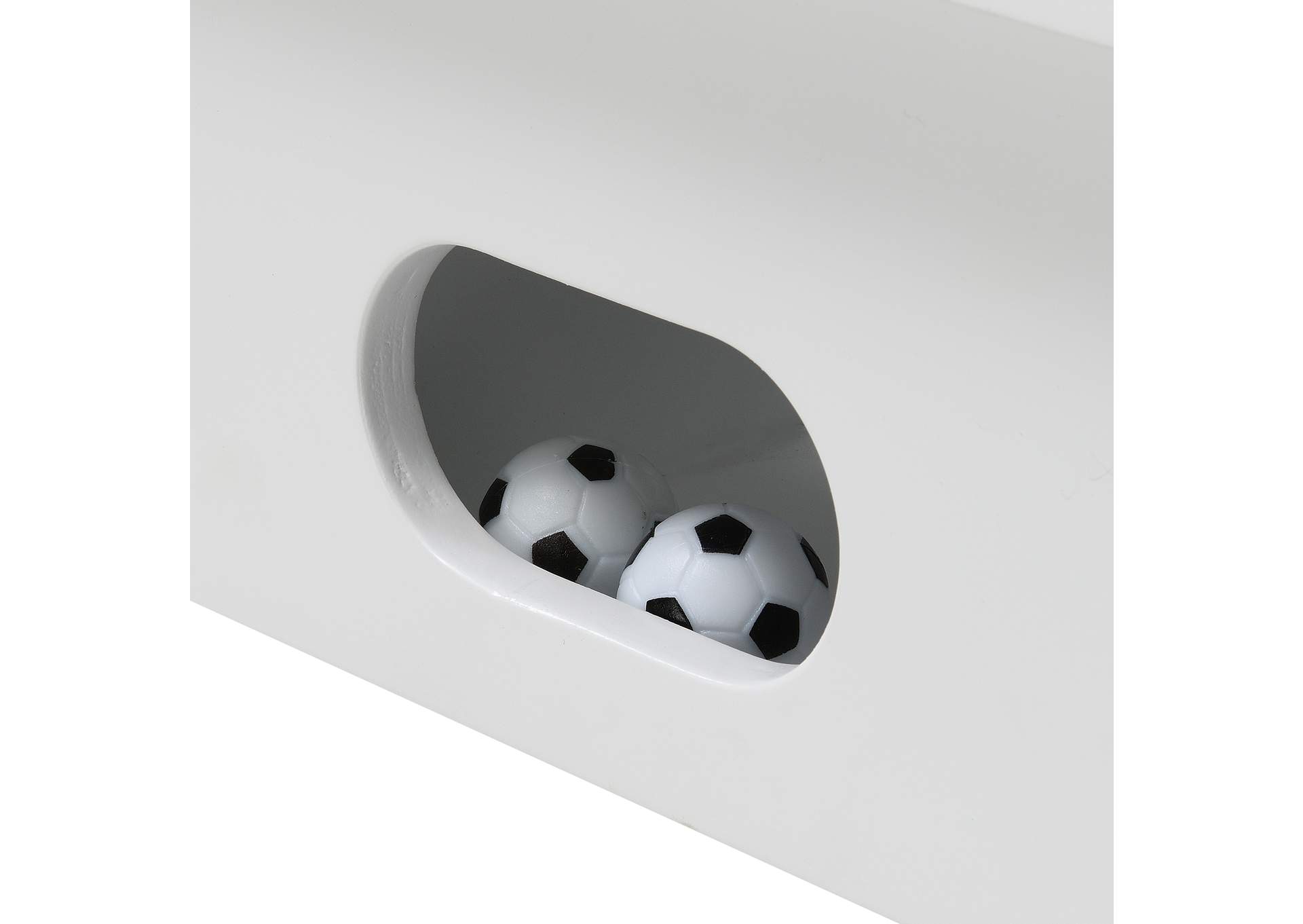 Giga Foosball Table Ssg - 110601 White Foosball Table,Elements