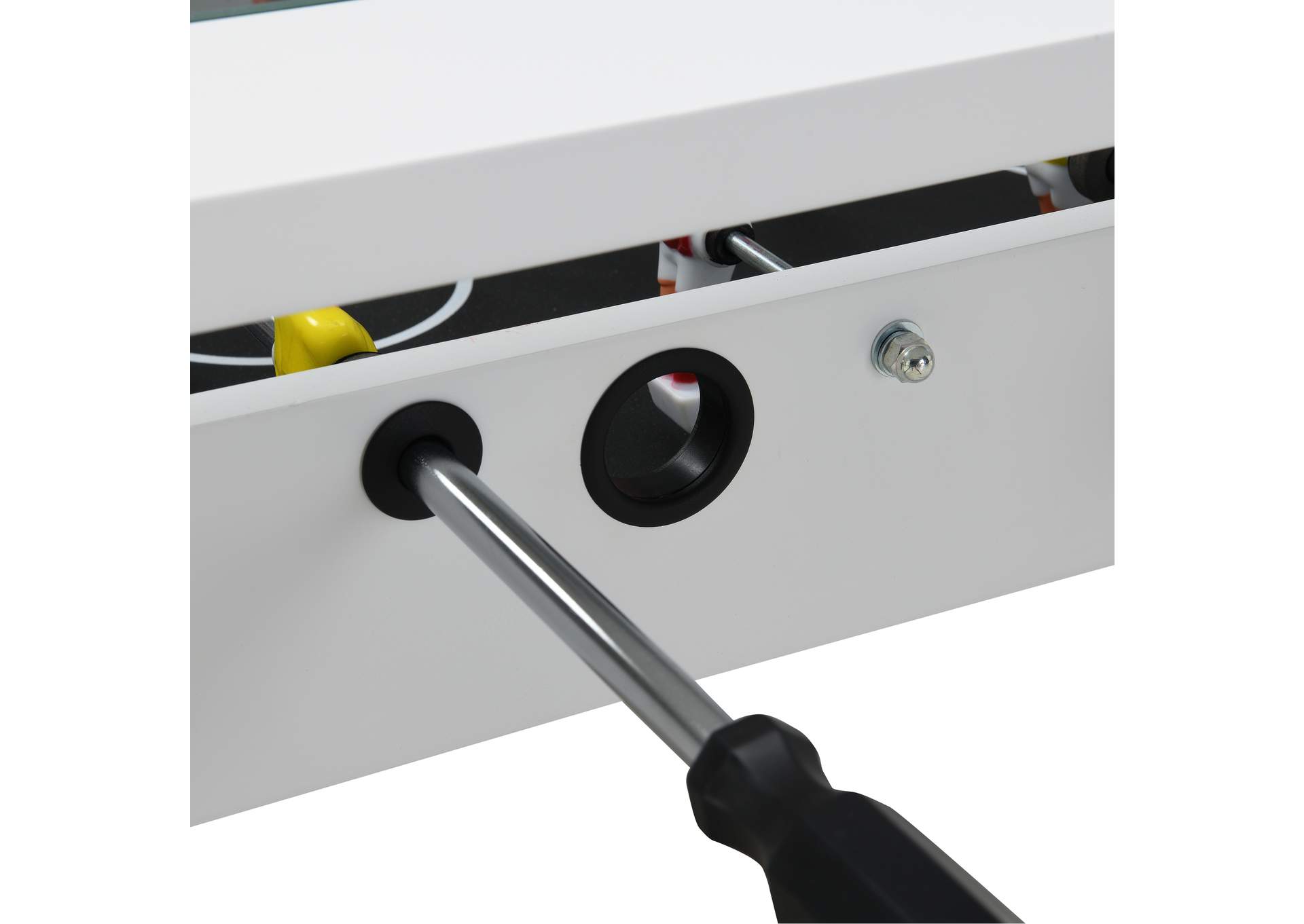 Giga Foosball Table Ssg - 110601 White Foosball Table,Elements