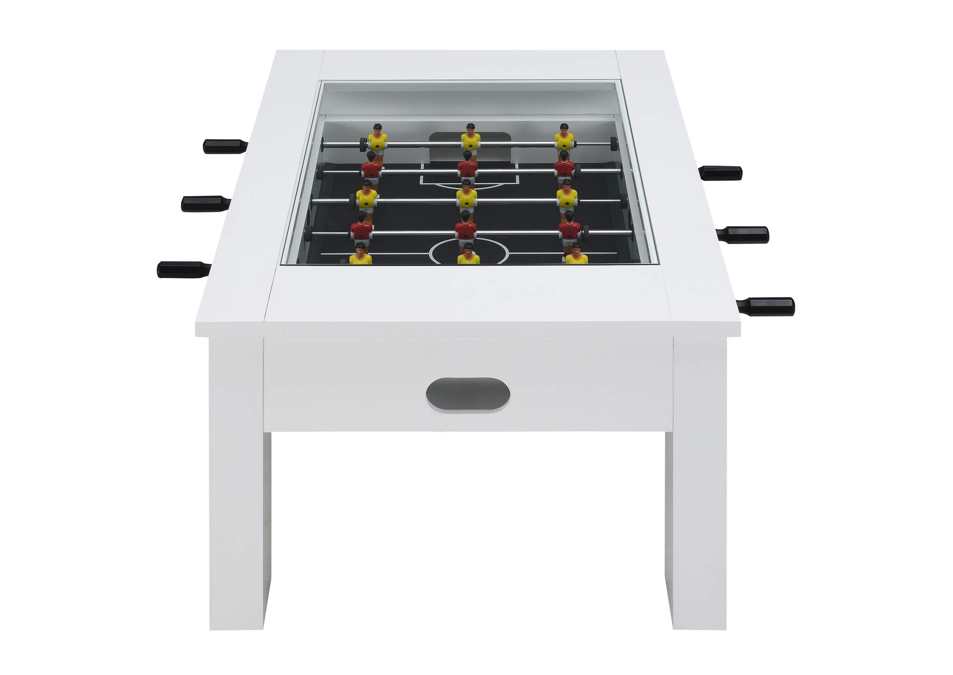 Giga Foosball Table Ssg - 110601 White Foosball Table,Elements