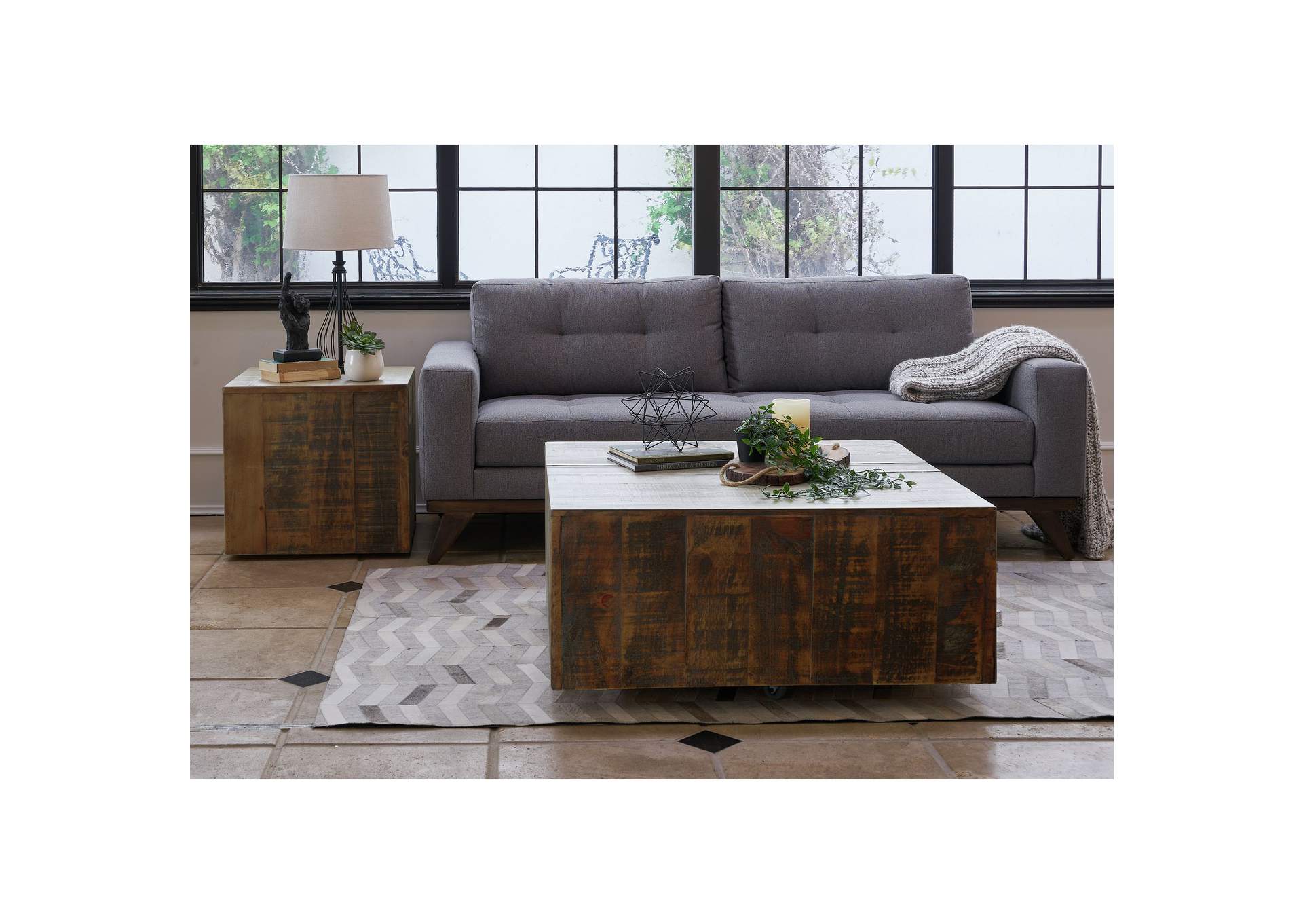 Goodman Square Coffee Table In Tobacco,Elements