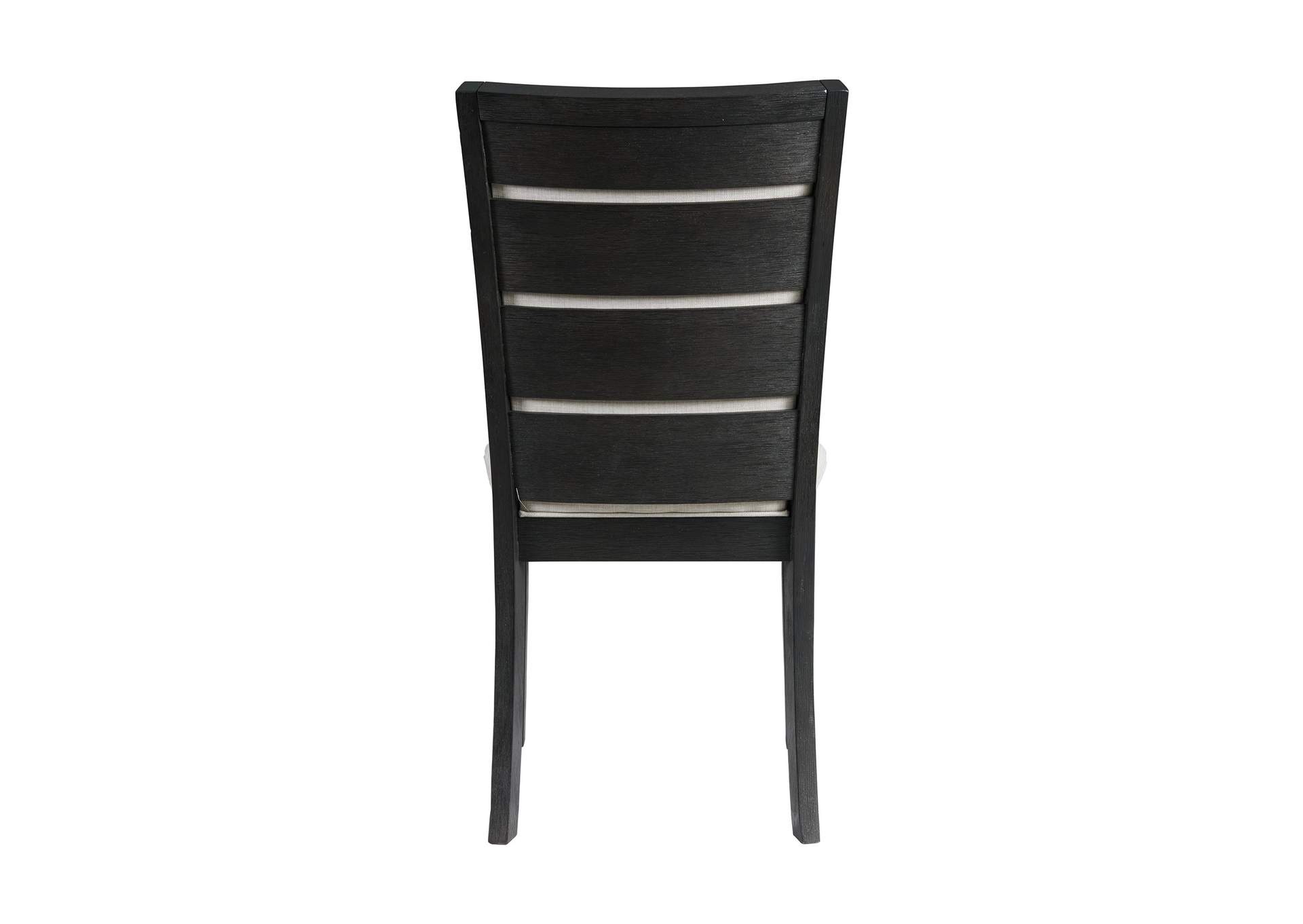 Grady Dining Slat Back Side Chair Black 2 Per Pack,Elements