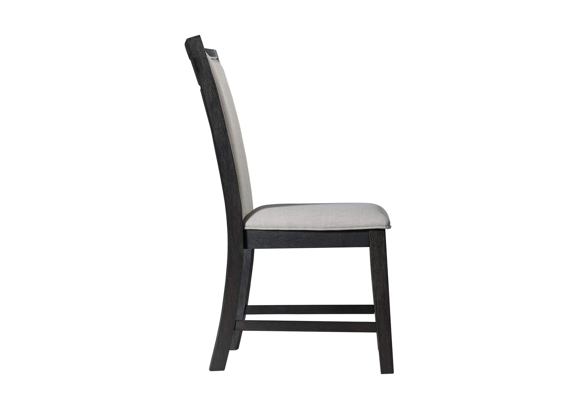 Grady Dining Slat Back Side Chair Black 2 Per Pack,Elements