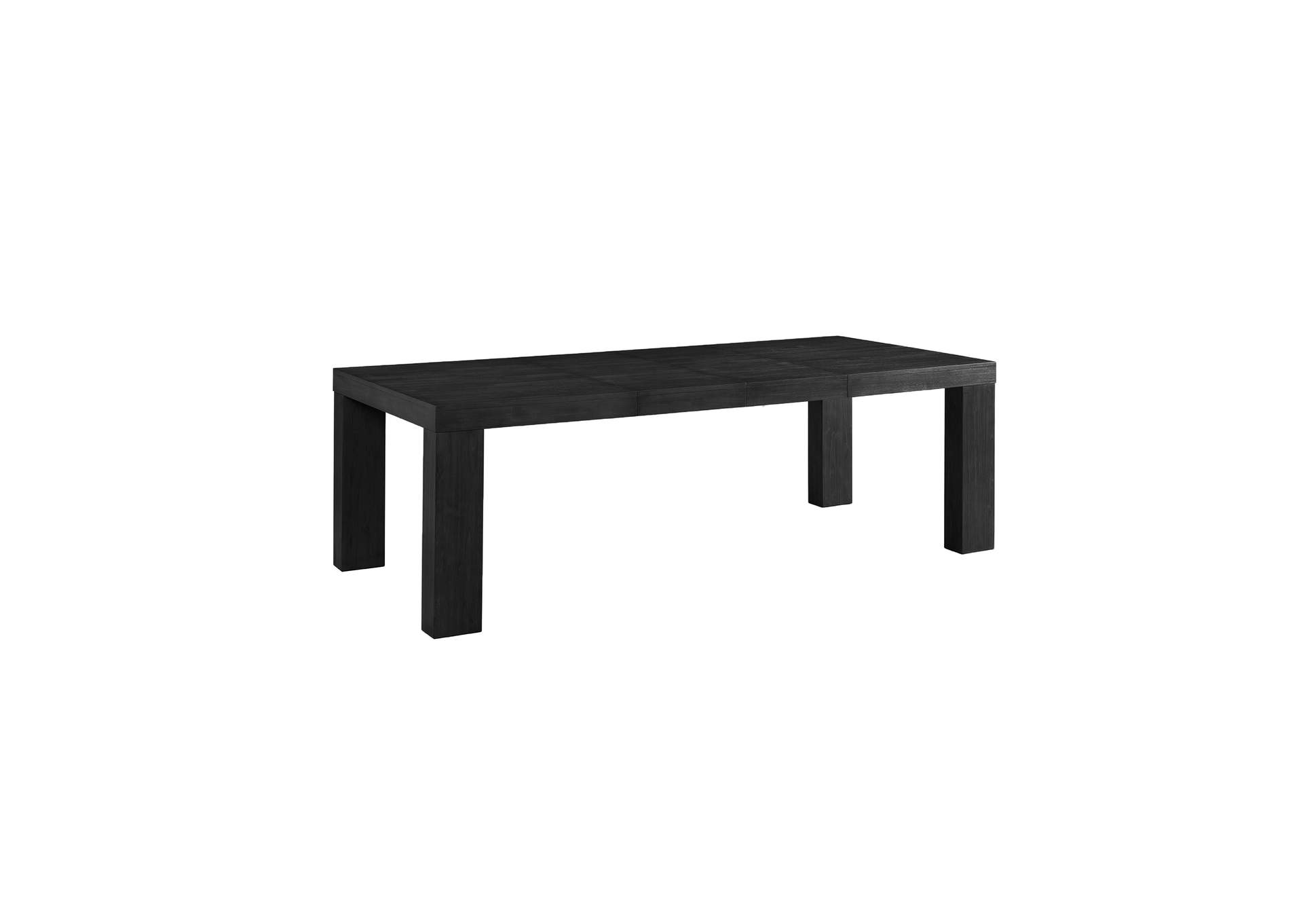 Grady 7 Piece Dining Set In Black - Table Six Slat Back Chairs,Elements
