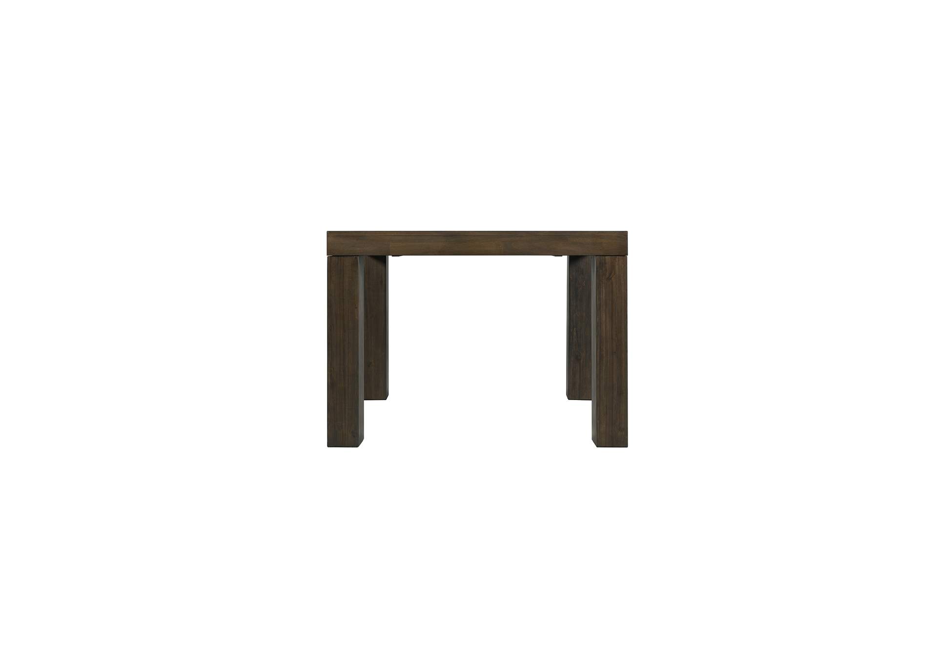 Grady 7 Piece Dining Set In Black - Table Six Slat Back Chairs,Elements