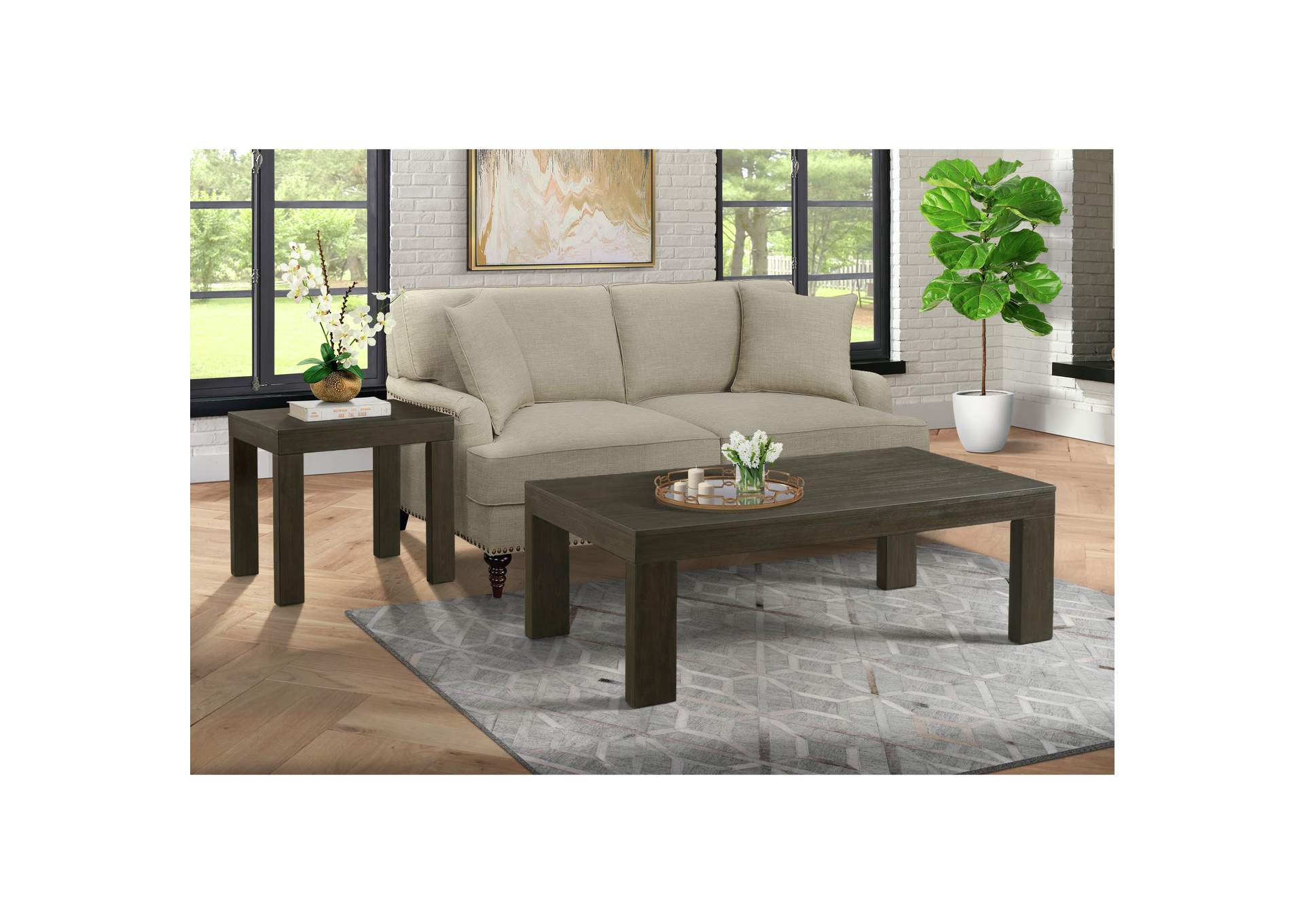 Grady End Table With Power 3A,Elements