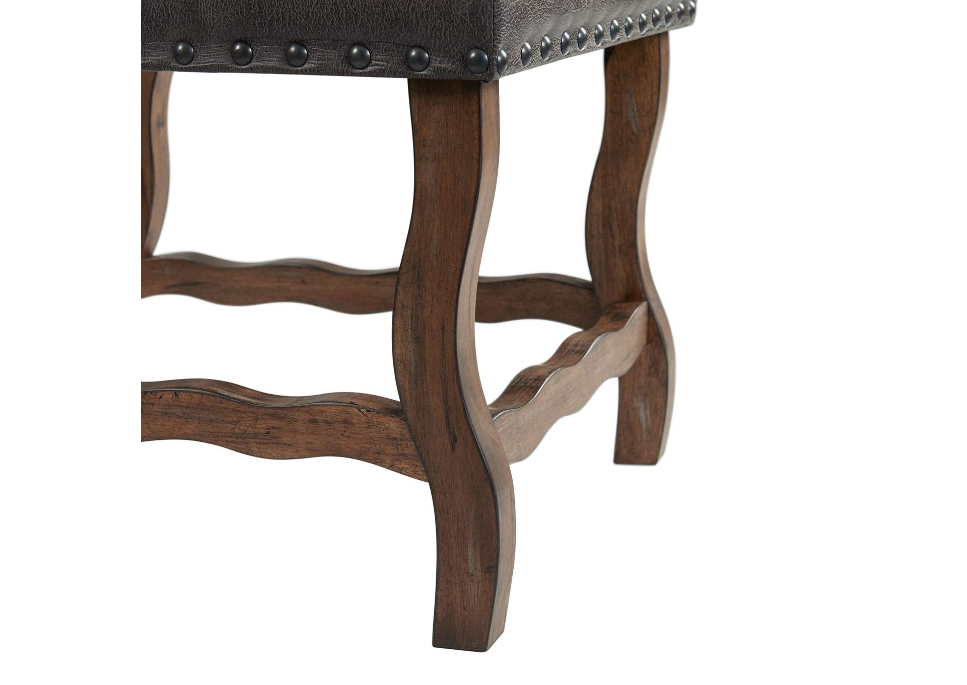 Gramercy 7 Piece Dining Set - Table And Six Tufted Tall Back Chairs,Elements