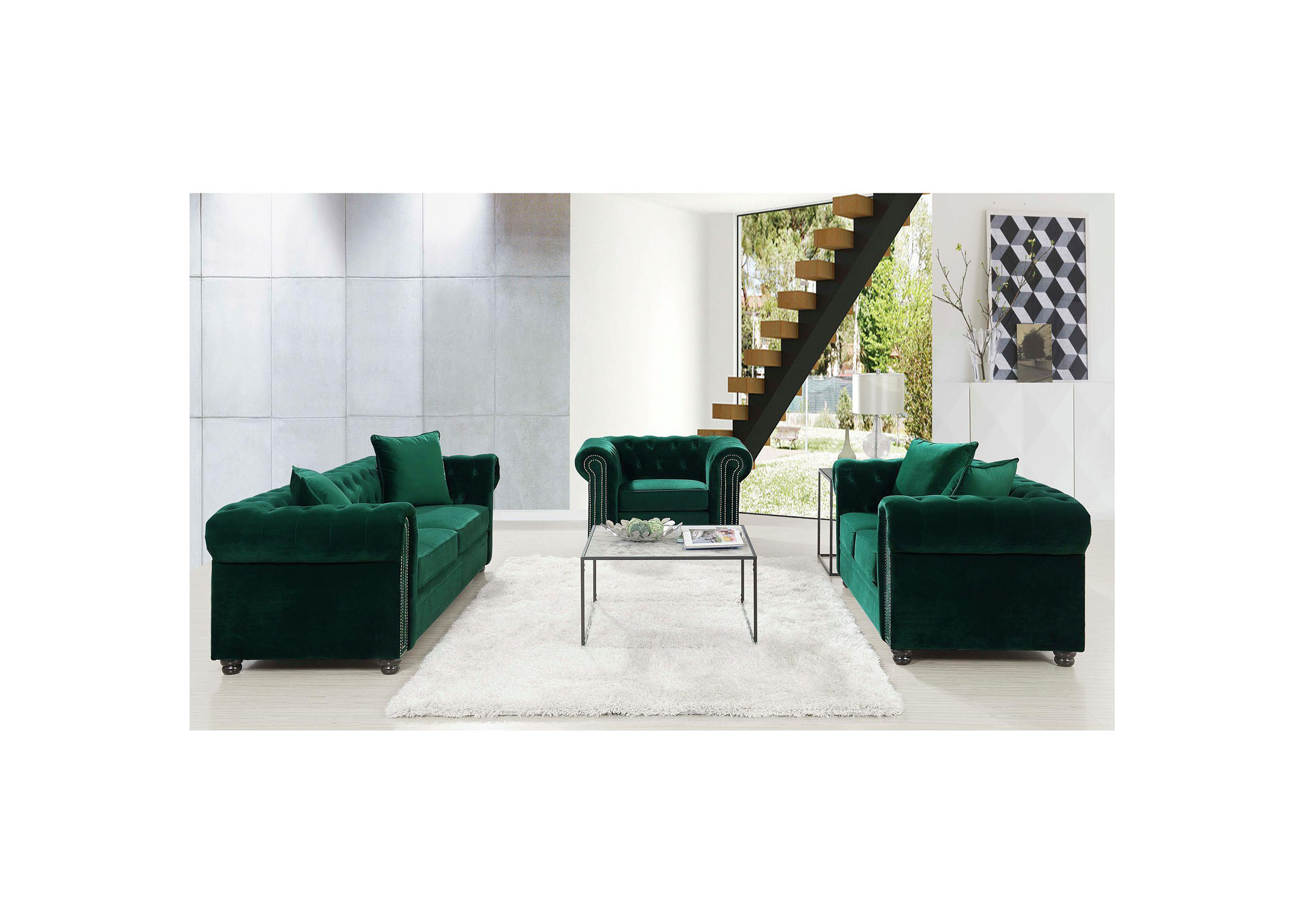 Greenwich Chair Broadway Emerald,Elements
