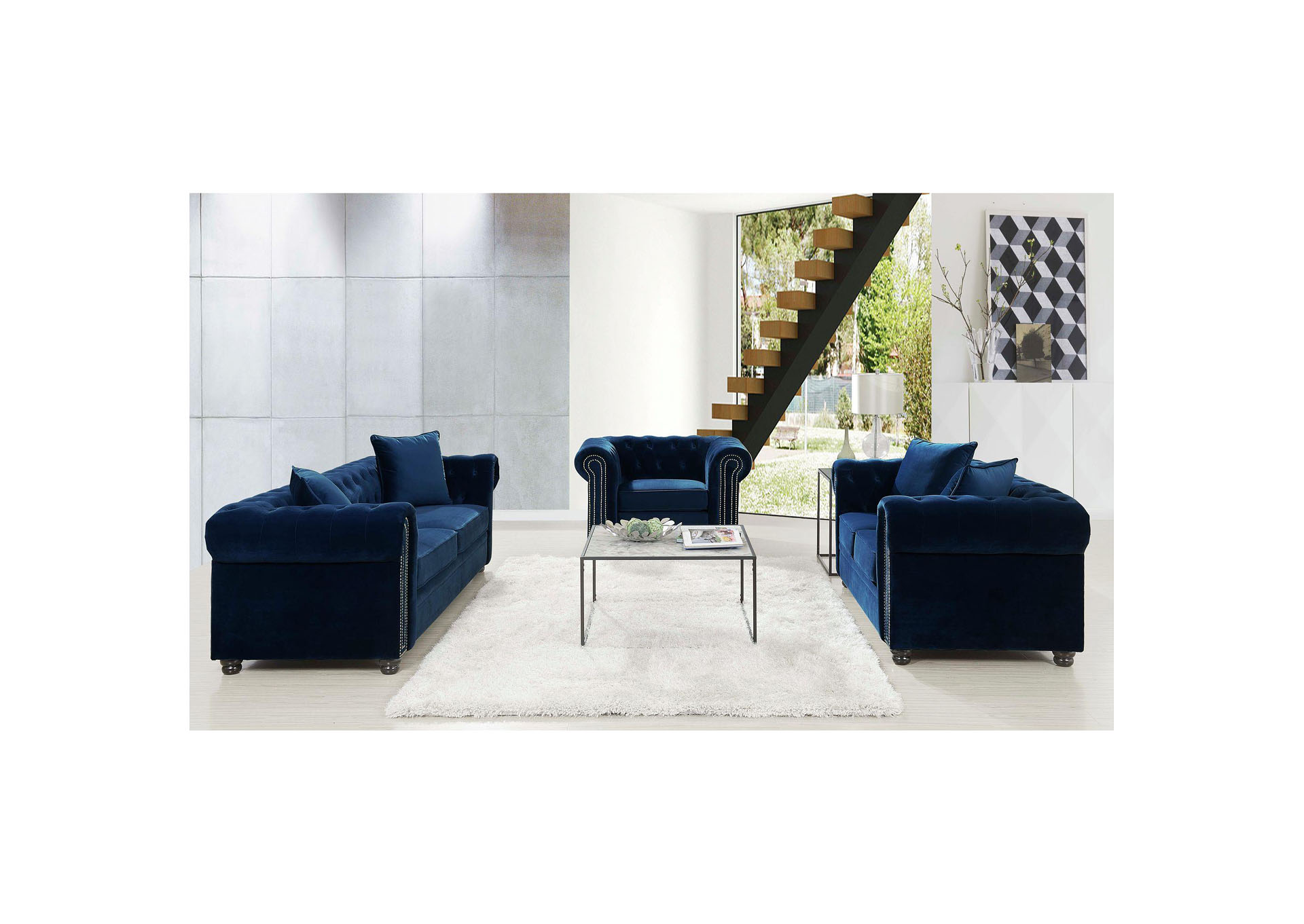 Greenwich 3 Piece Sofa Set,Elements