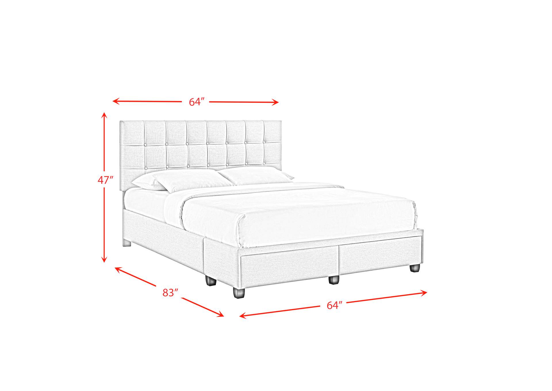 Hacienda Queen Storage Bed With Tacoma Grey Cm 003 3A,Elements