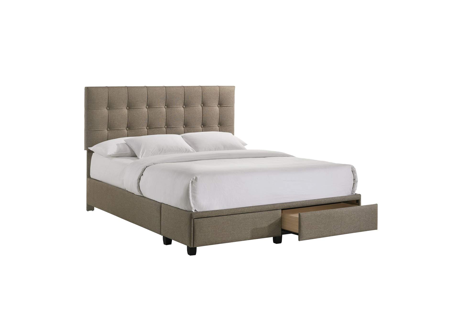 Hacienda Queen Storage Bed In Tacoma Cm002 Brown 3A,Elements