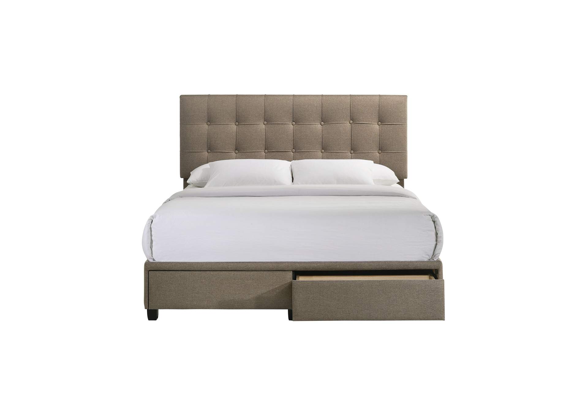 Hacienda Queen Storage Bed In Tacoma Cm002 Brown 3A,Elements