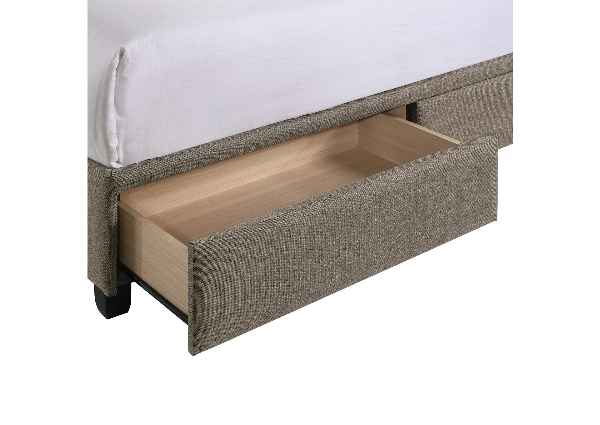 Hacienda Queen Storage Bed In Tacoma Cm002 Brown 3A,Elements