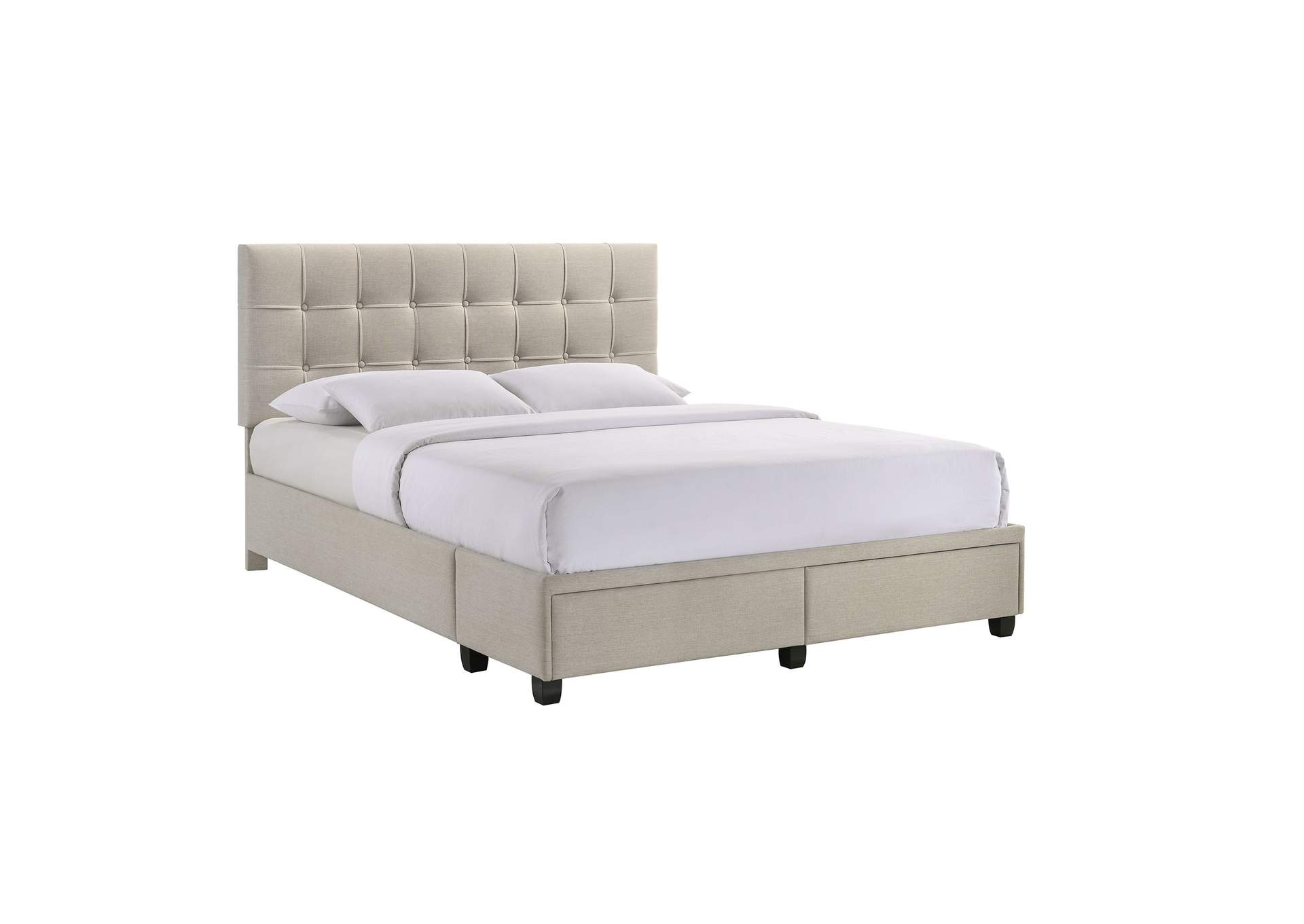 Hacienda Queen Storage Bed With Tacoma Oak White Cm 001 3A,Elements