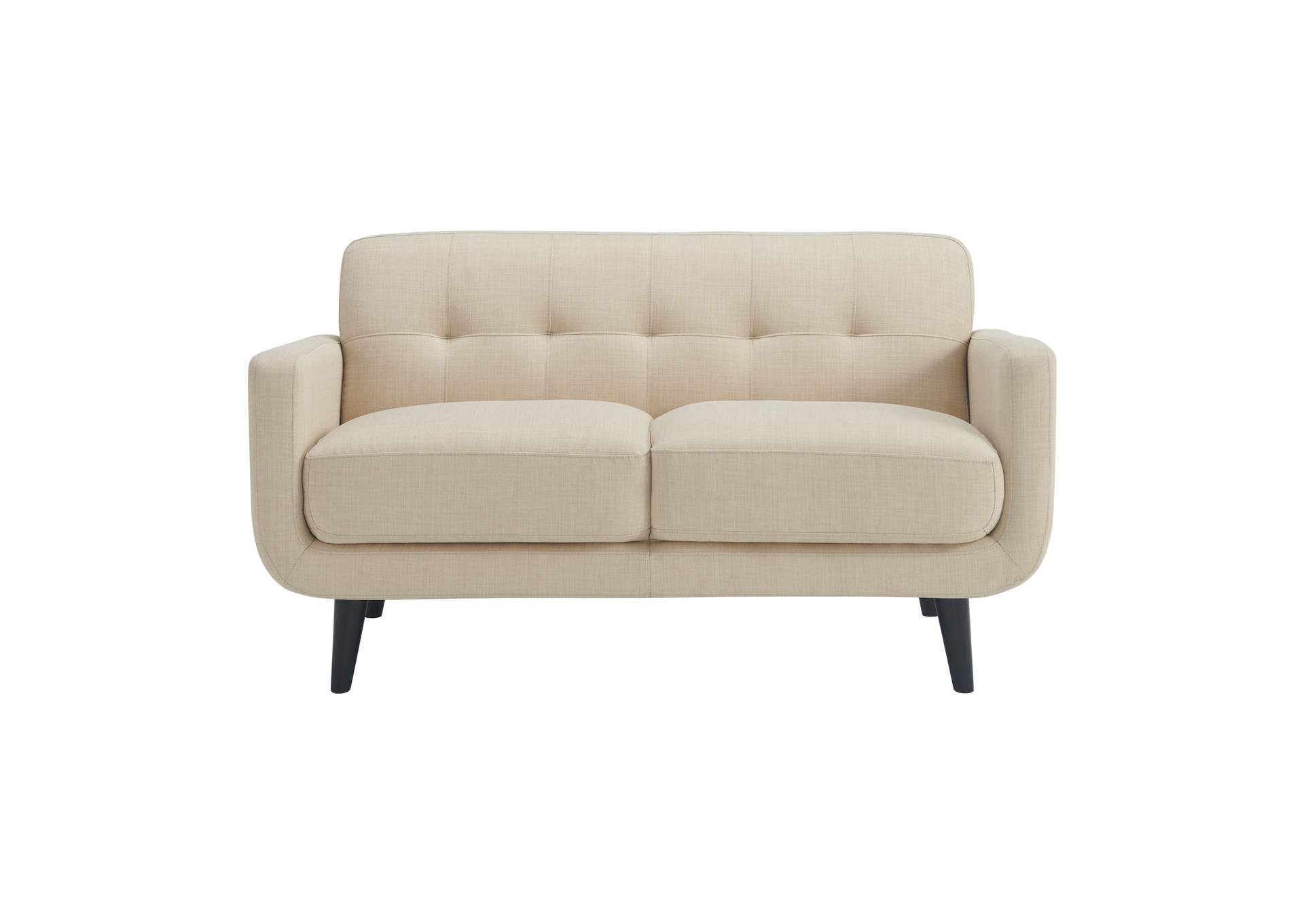 Hadley 4480 Kd Loveseat In Heirloom Natural With No Pillows,Elements