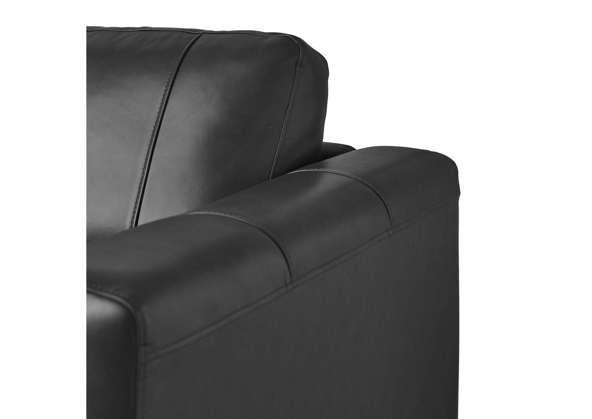 Hampton Chair In Fiero Charcoal Top Grain - Pvc,Elements