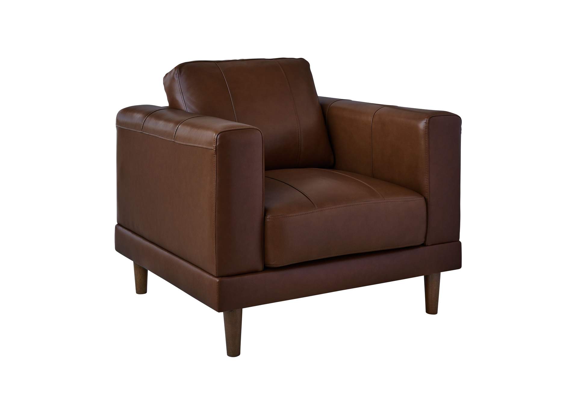 Hampton Chair In Fiero Chestnut Top Grain - Pvc,Elements