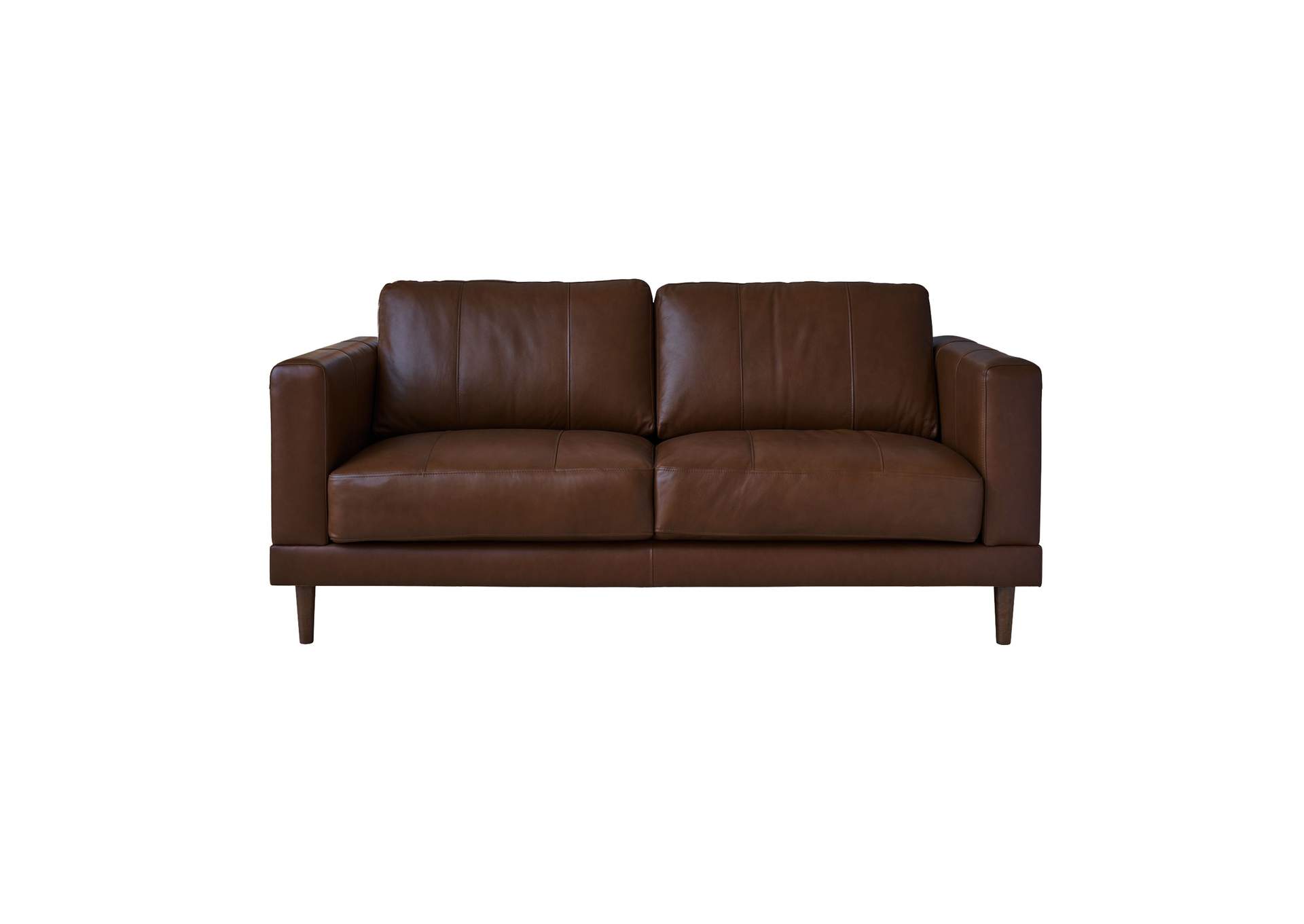 Hampton Loveseat In Fiero Chestnut Top Grain - Pvc,Elements