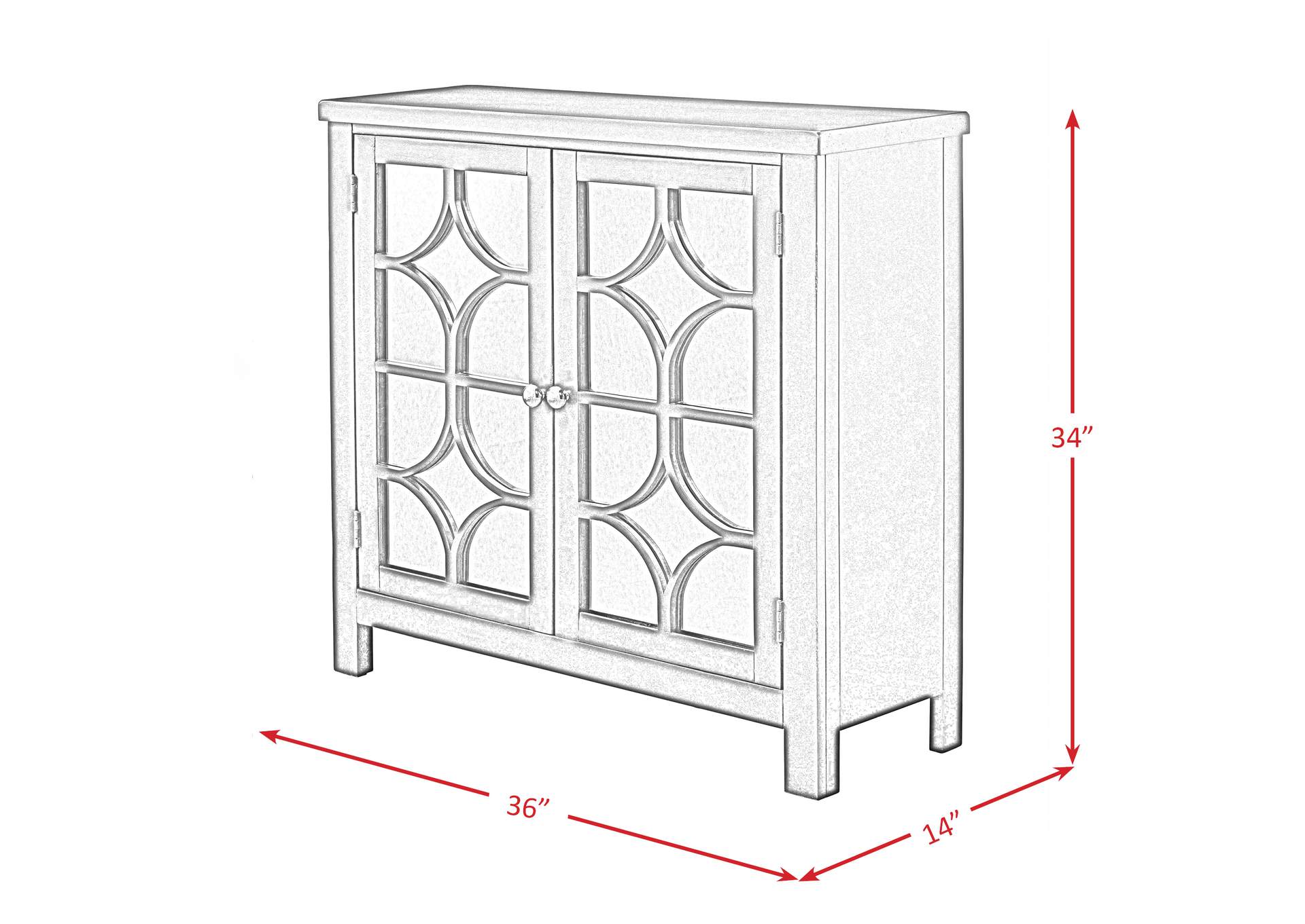 Harris Accent Chest Antique White,Elements