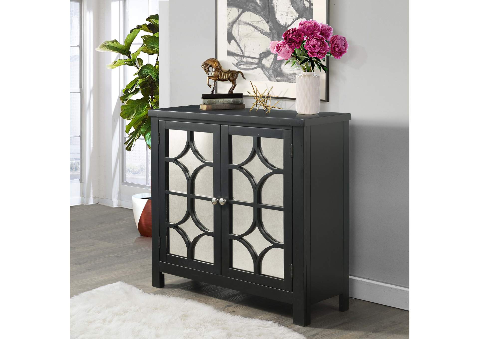 Harris Accent Chest Antique Black,Elements