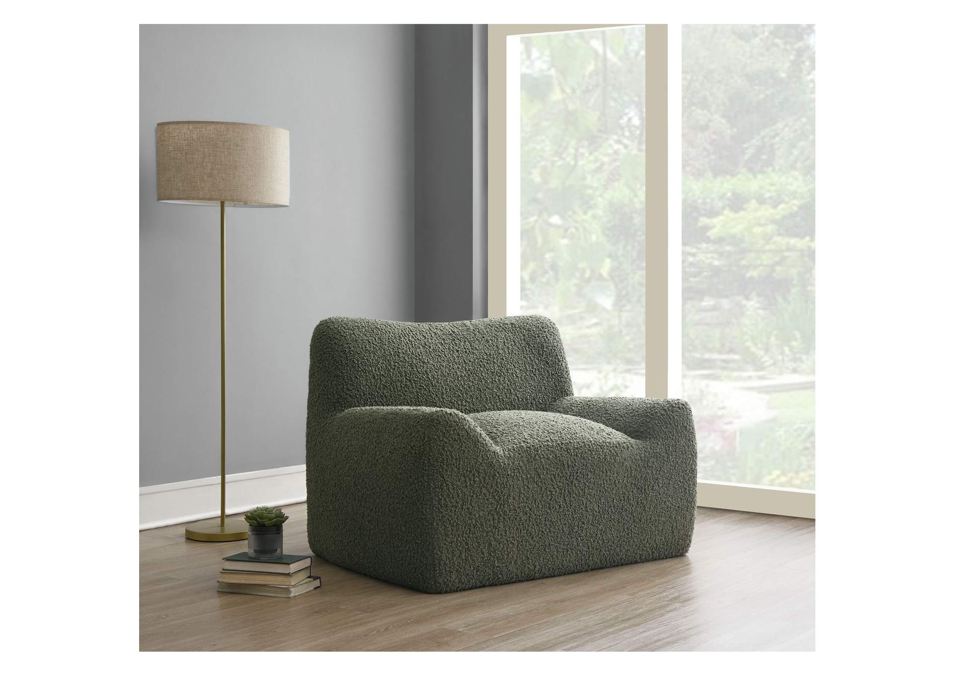 Hayden Chair In Sheep Skin Grey,Elements
