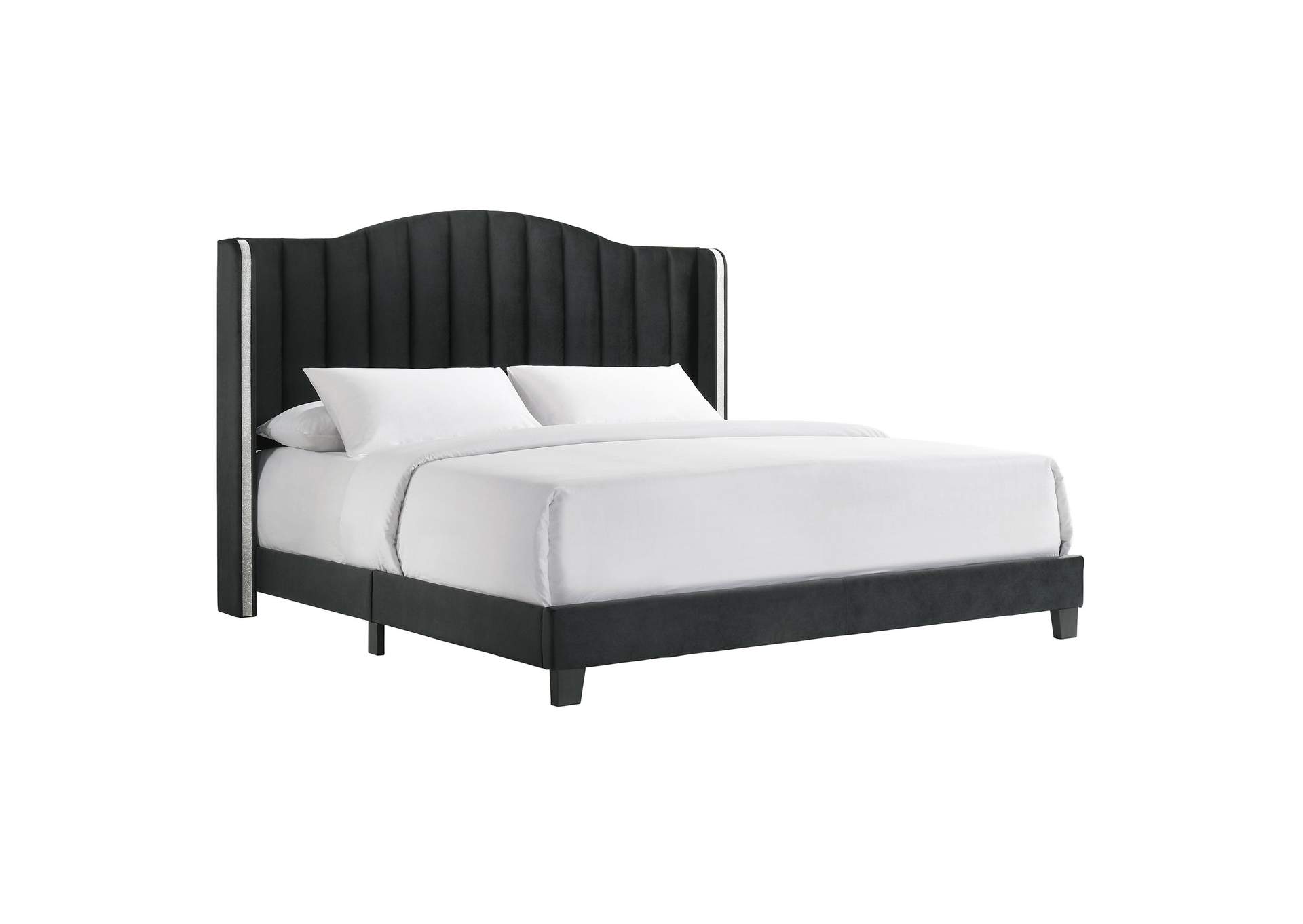 Helanie King Bed In Black,Elements