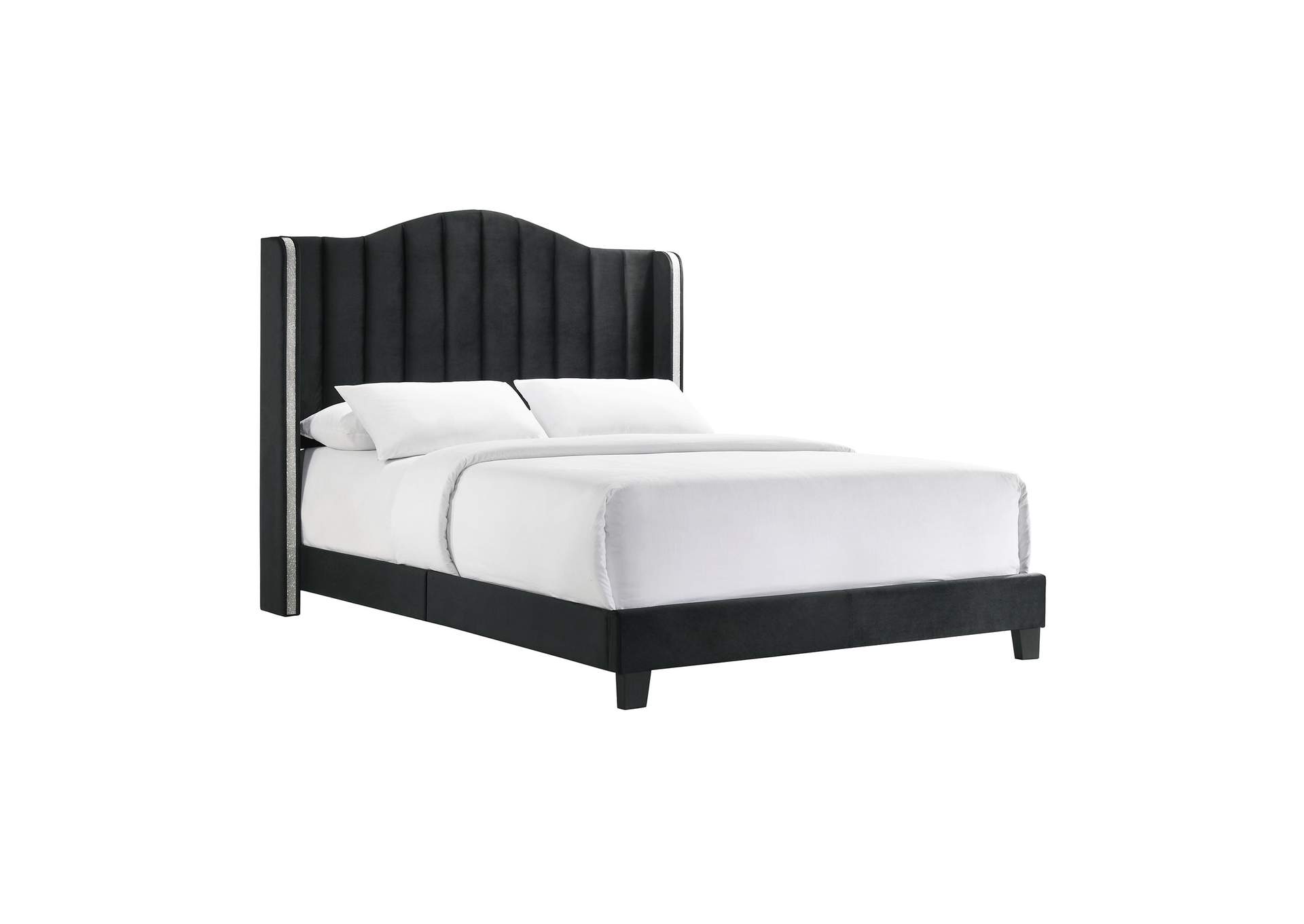 Helanie Queen Bed In Black,Elements