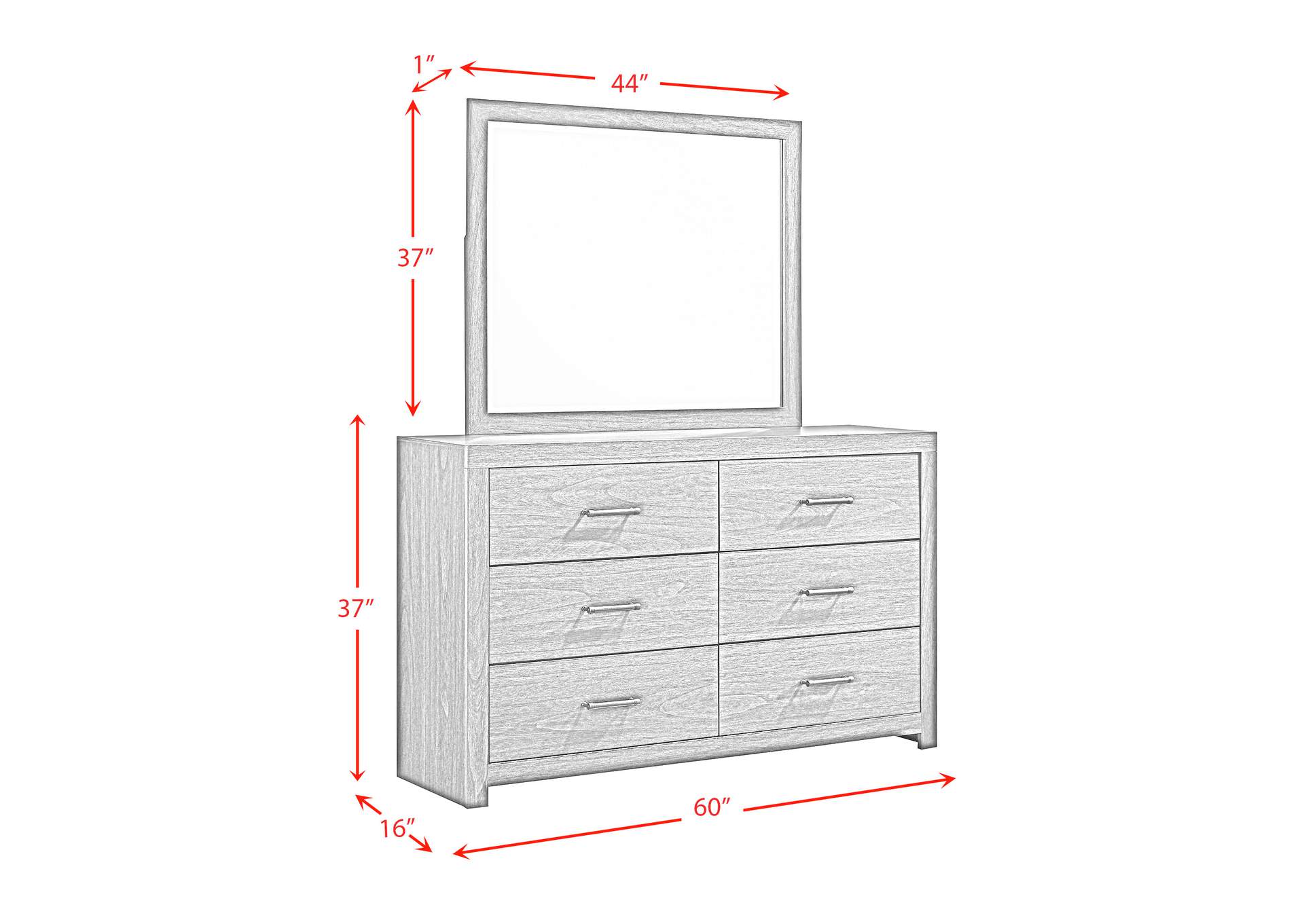 Hendricks Full Music Bed 5 Piece Bedroom Set,Elements